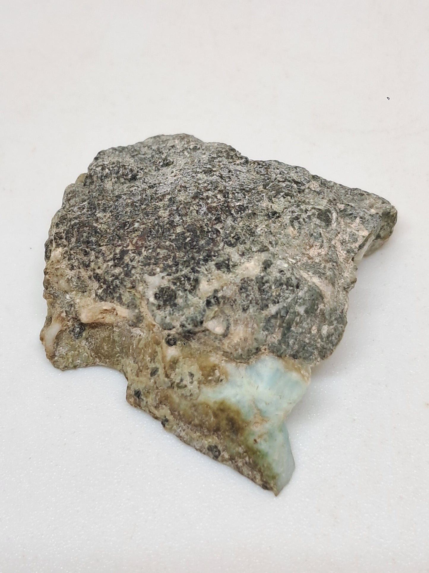 Larimar en bruto (República Dominicana) | Roca natural n.° LM35