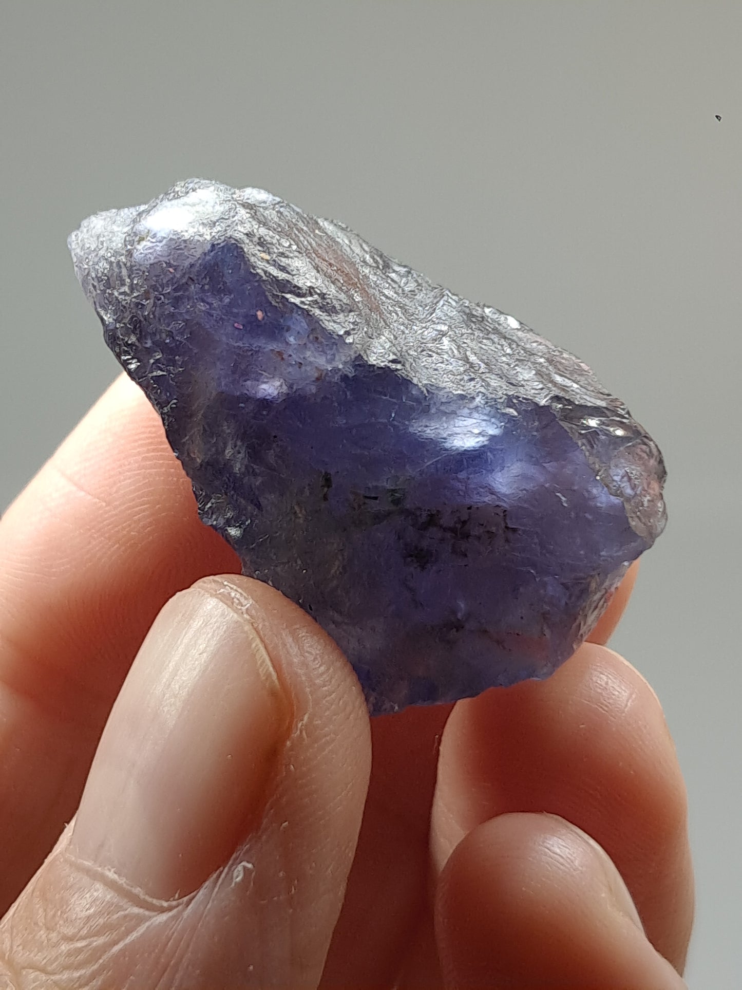 Rough Iolite Stone (Karur) *Gem Quality* Cordierite | Excelent Pleochroism | Mineral Specimen #IO2