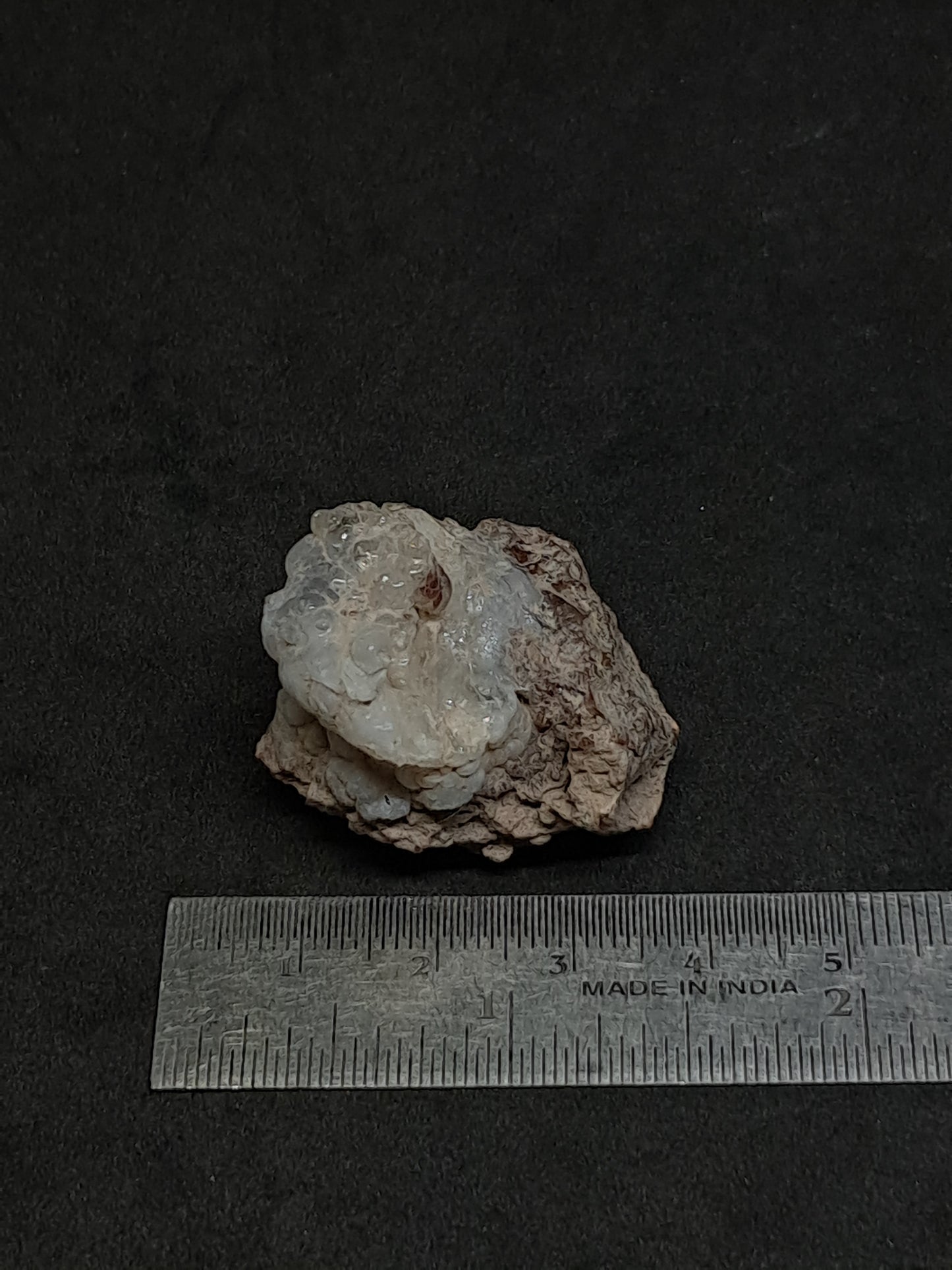 Hyalite Opal on Matrix (Mexico) Rough Crystal Stone | UV-Reactive Mineral Specimen #OH14