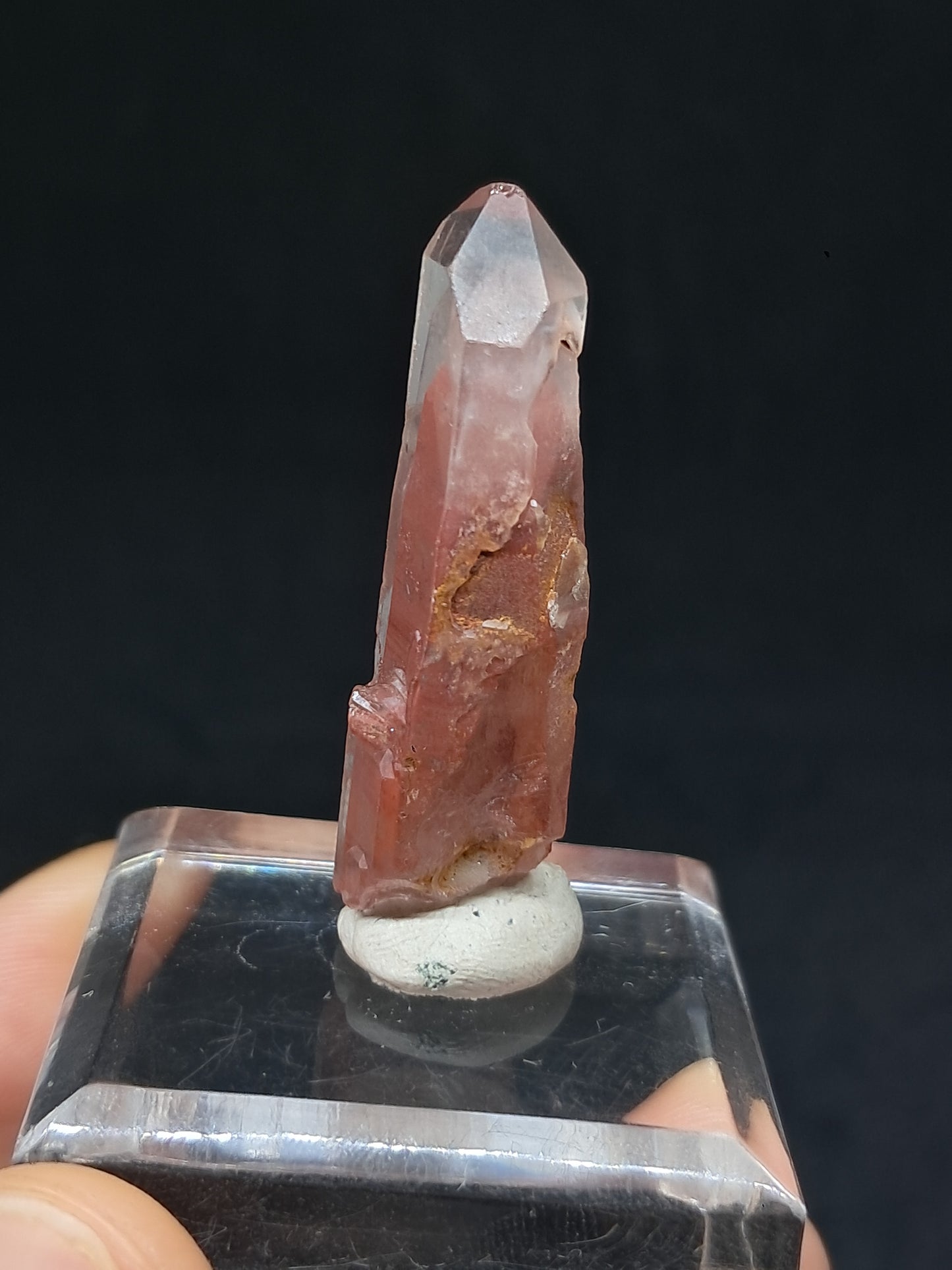 Hematite Phantom Quartz (Telangana) | Natural Crystal | Mineral Specimen #HPQ53