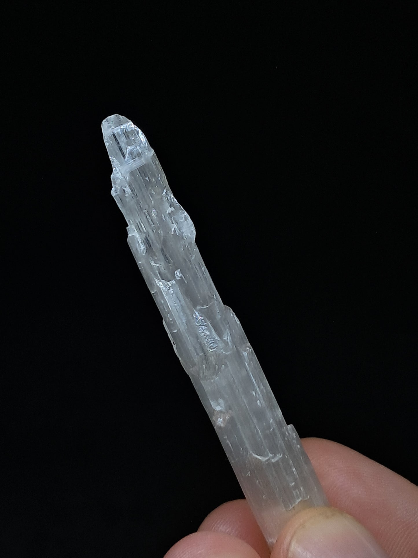 Satin Spar *Selenite* (India) Fibrous Gypsum | Mineral Specimen | Rough Crystal #SE5