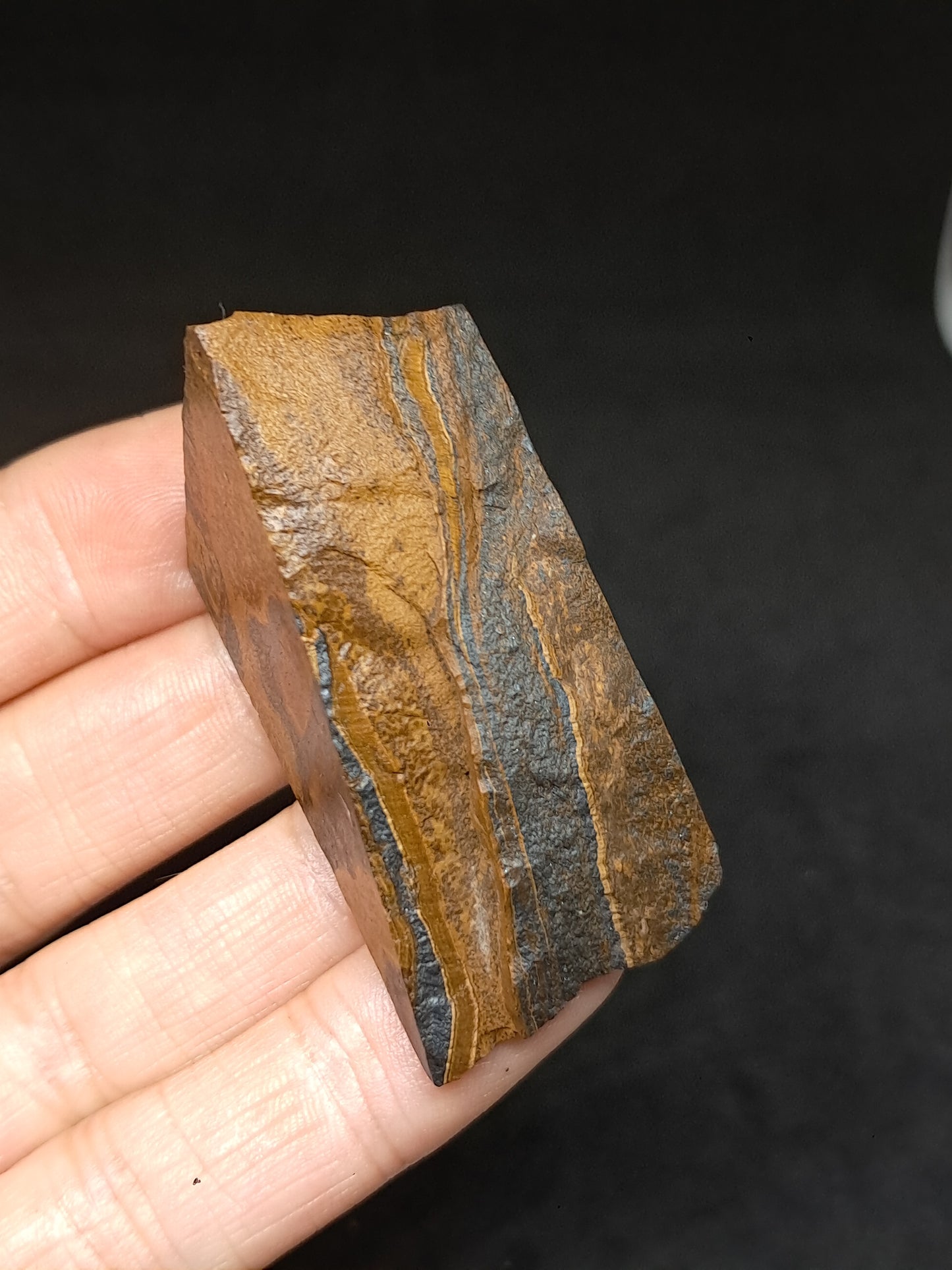 Rough Tiger's Eye (India) Natural Stone #TE1