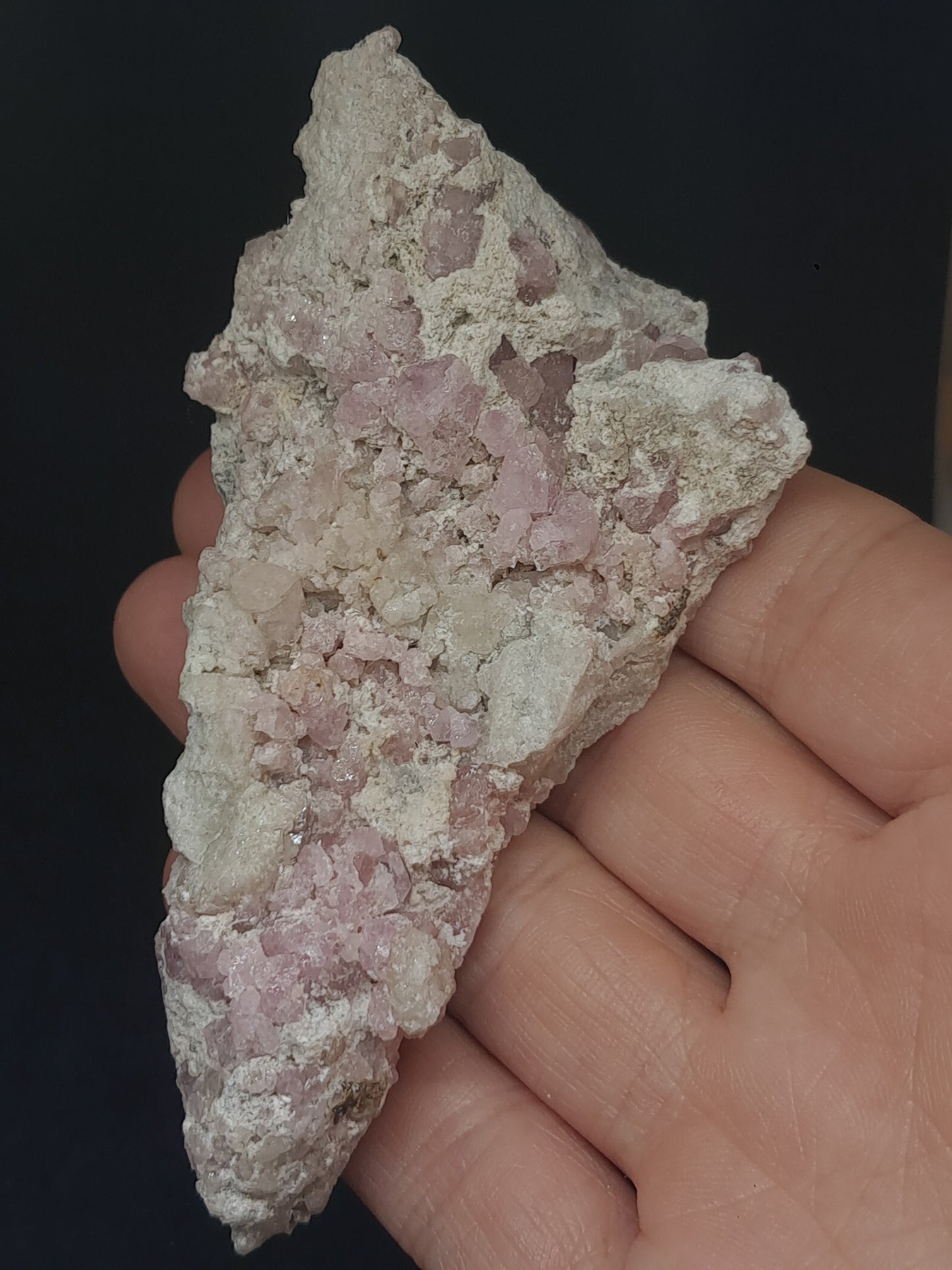 Grossular Garnet on Matrix (Mexico) Pink Garnet Cluster |Rough Crystal Stone | Mineral Specimen #GR20