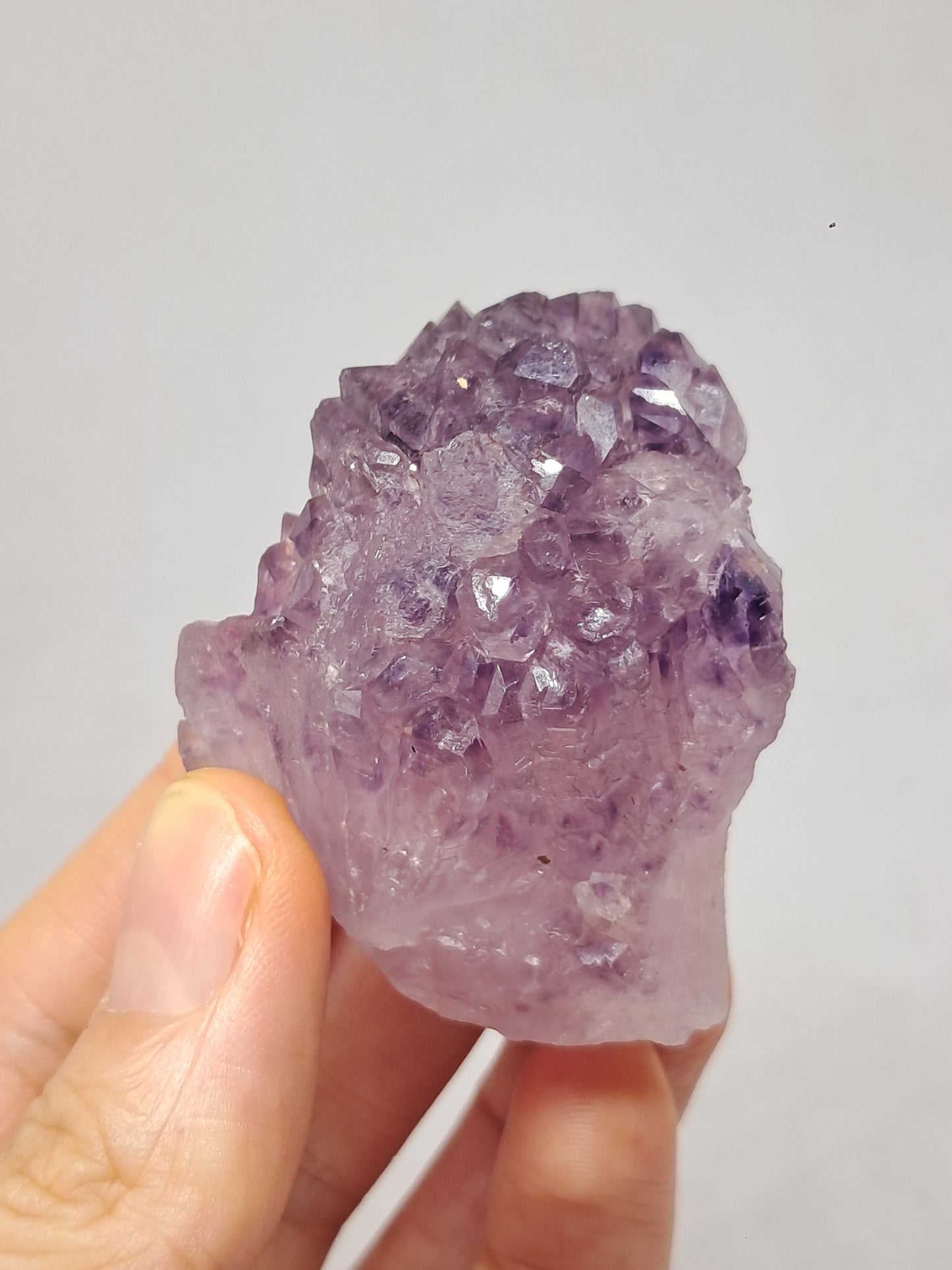 Clúster de cristal de amatista elestial (Karur) | Piedra Natural | Espécimen mineral #KA93