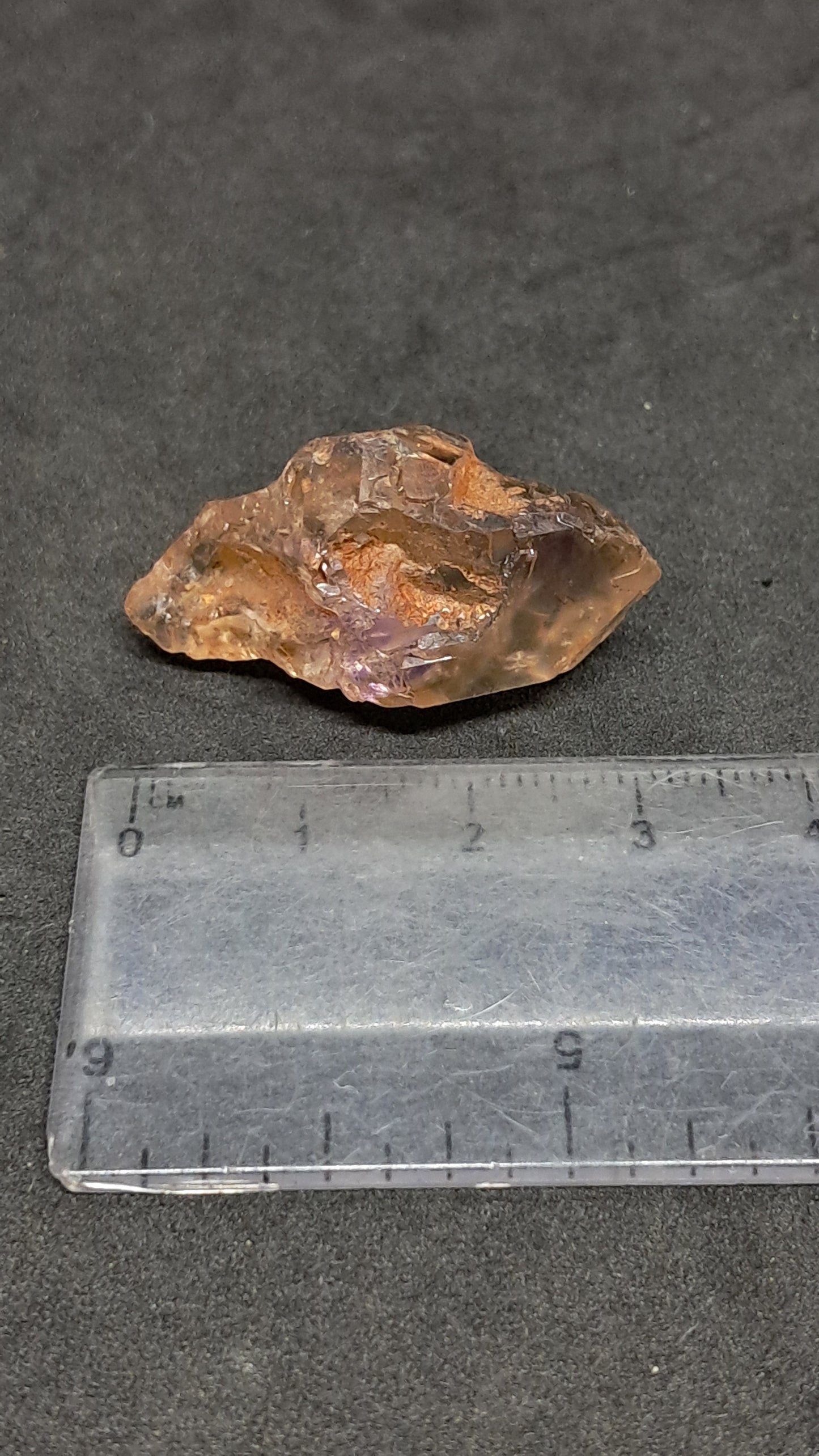 Smokey Amethyst Biterminated Scepter (Karur) Raw Natural Crystal | Mineral Specimen #EQ29
