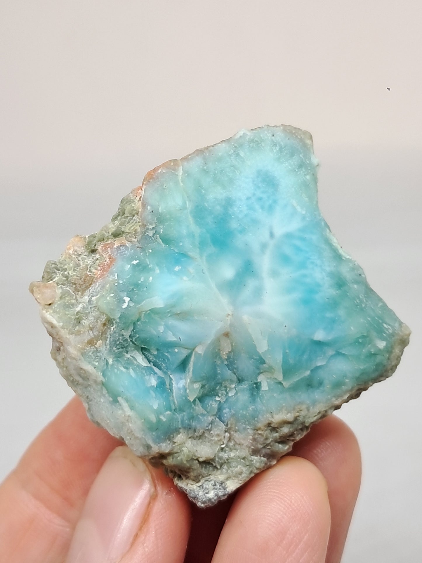 Trozo de Larimar (República Dominicana) Piedra en Bruto | Roca Natural #LM26