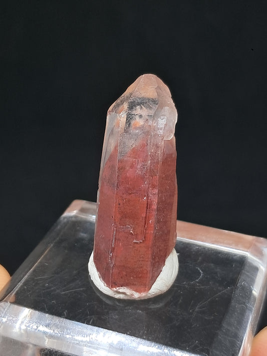 Hematite Phantom Quartz (Telangana) | Natural Crystal | Mineral Specimen #HPQ57