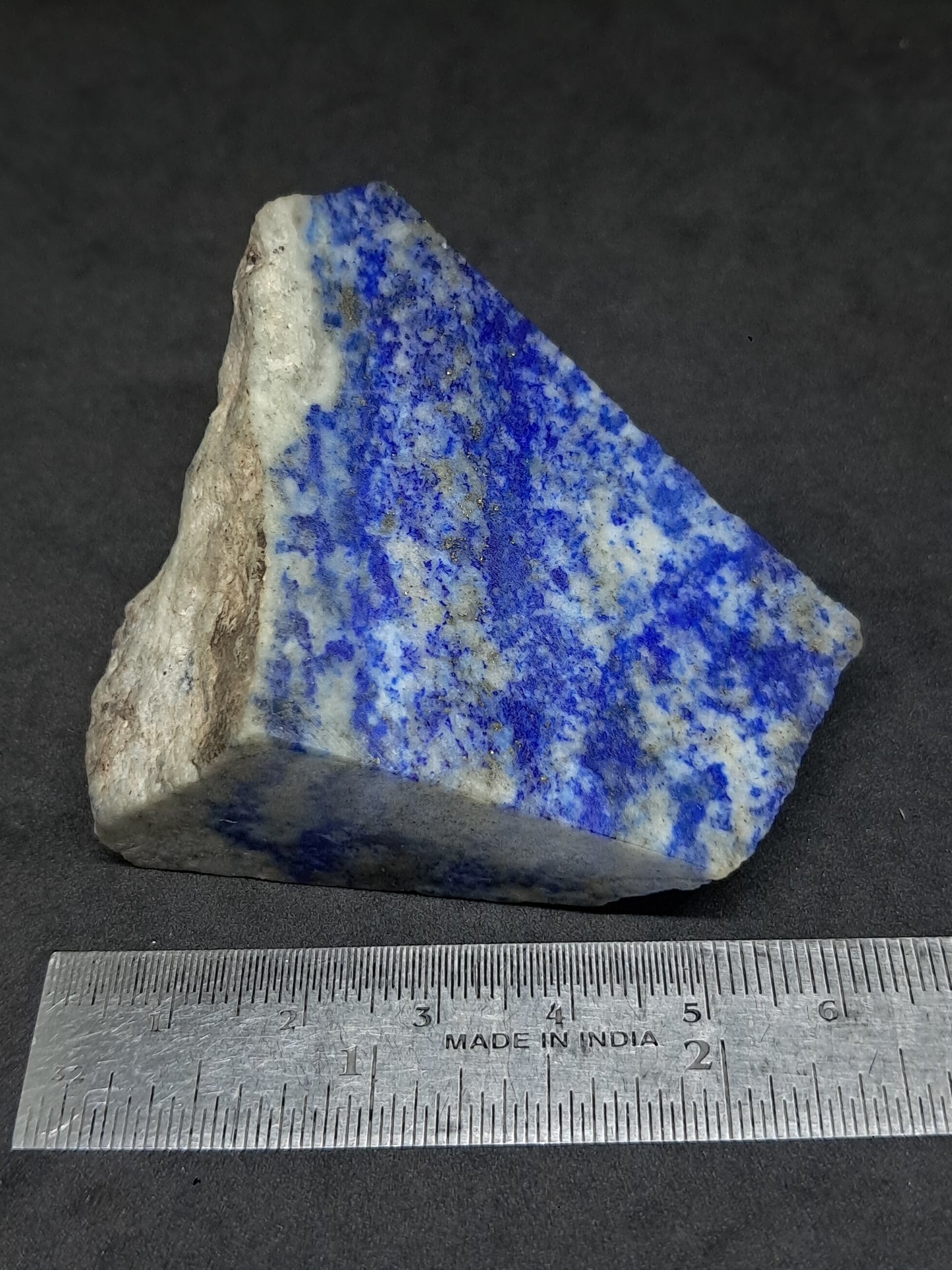 Slice of Lapislazuli (Afghanistan) Rough Natural Stone #LZ2