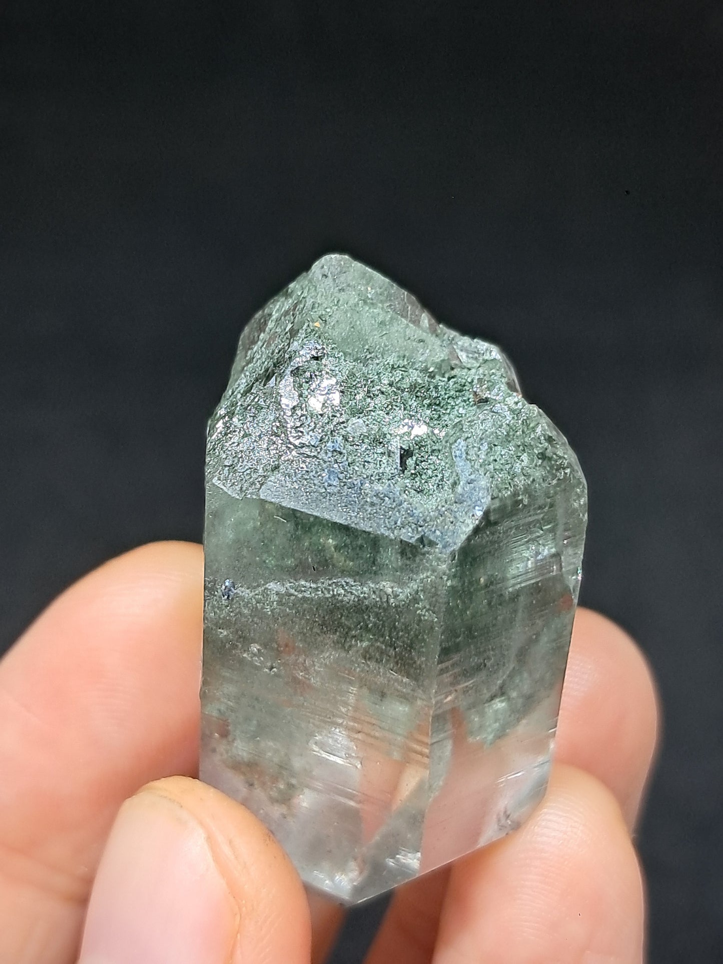 Chlorite Phantom Quartz (Kullu) Natural Crystal | Garden Chamanic #CQ82