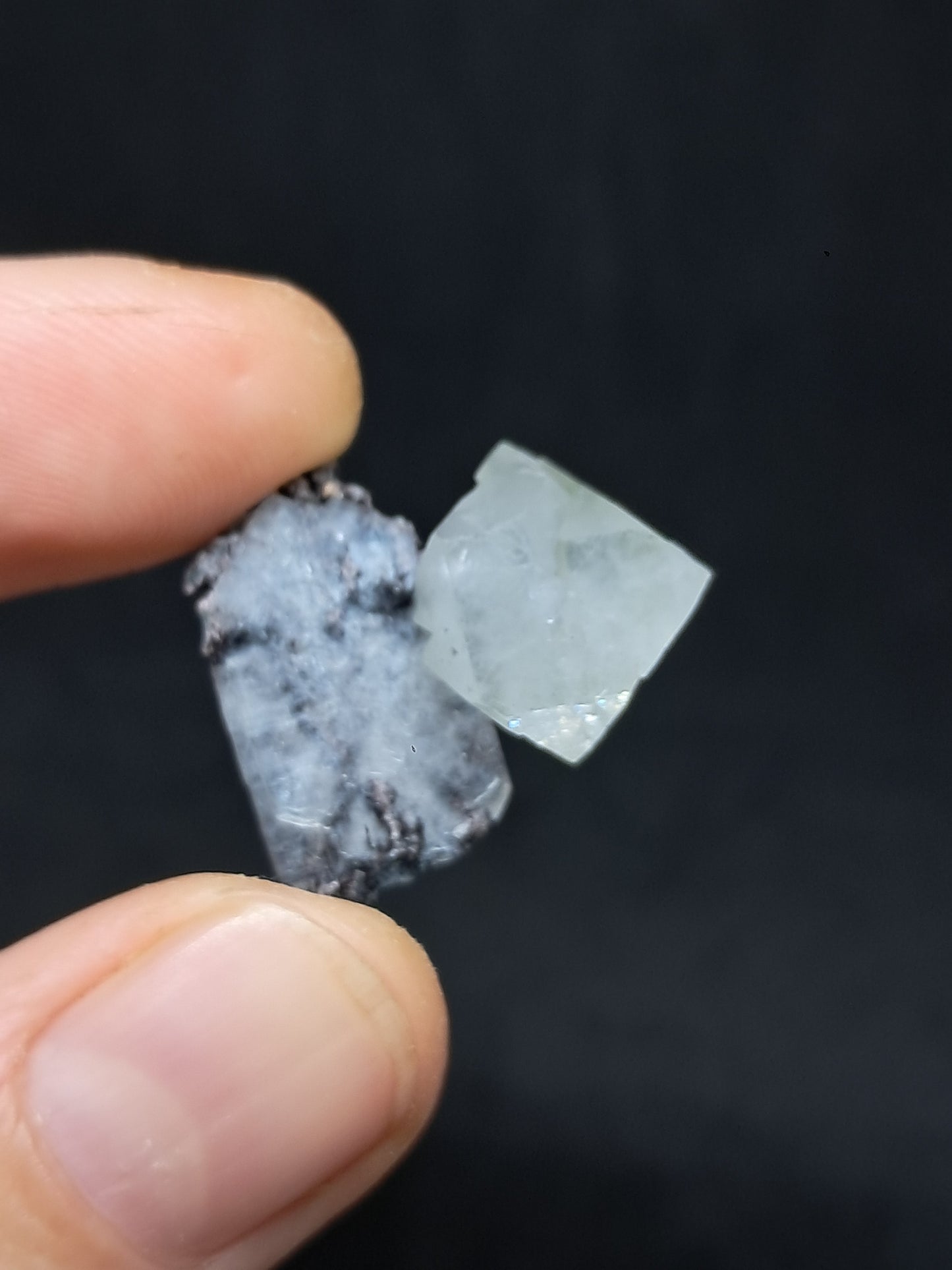 Green Apophyllite with Stilbite (Fluorapophyllite) (Ajanta) Natural Crystal | Mineral Specimen #GA39