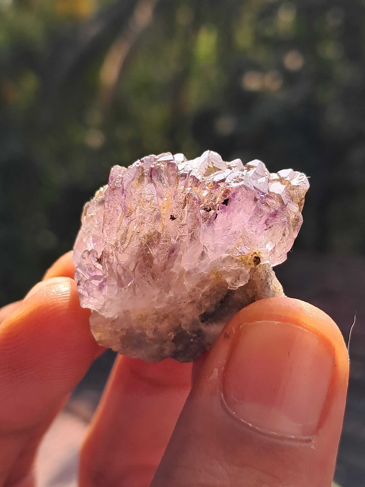 Amethyst Scepter from Karur | Super Seven Inclusions | Natural Crystals | Mineral Specimen #KA173