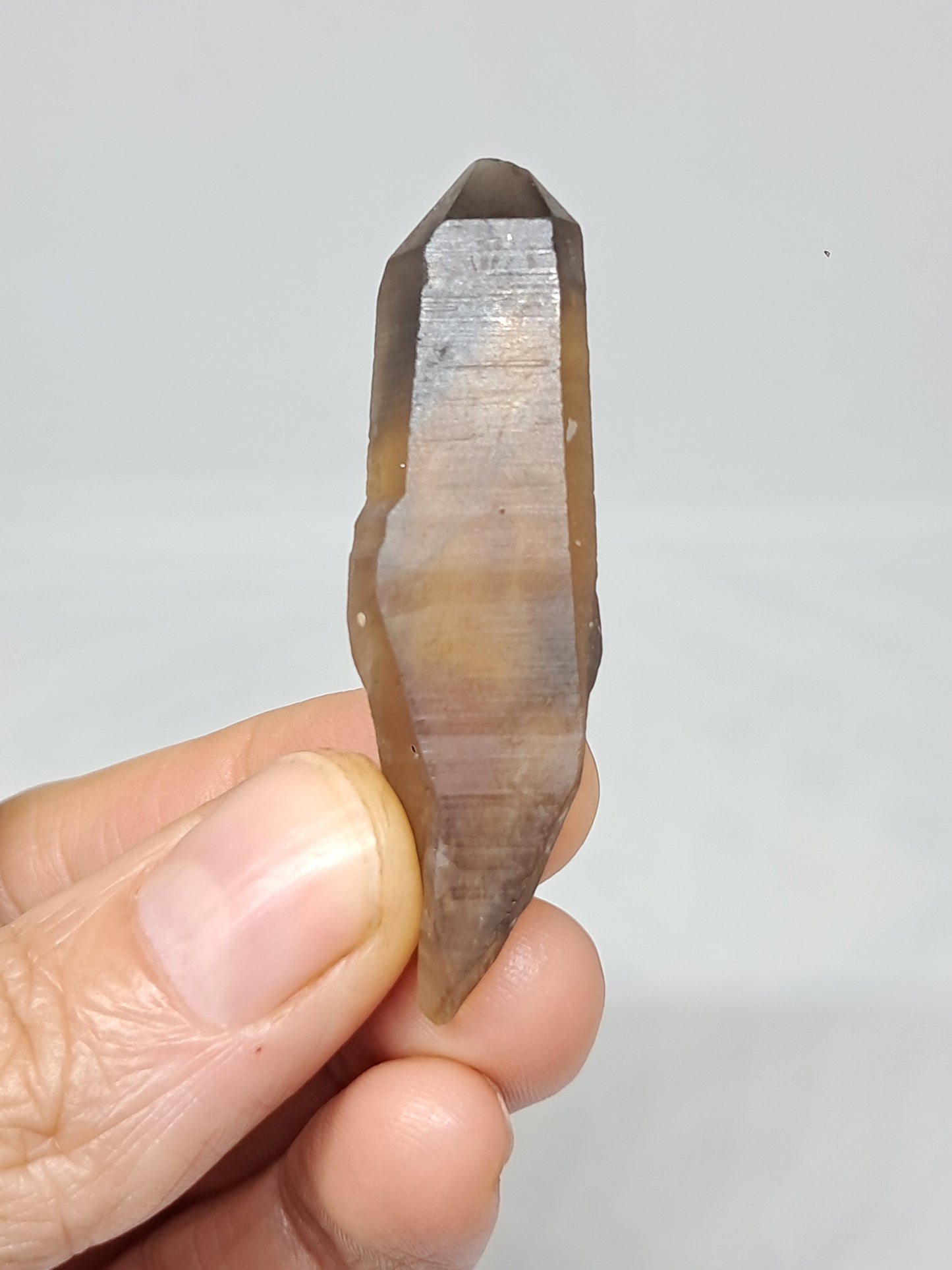 Natural Citrine Crystal Point w/ Self-Healed Termination (Democratic Republic of Congo) #CTN30