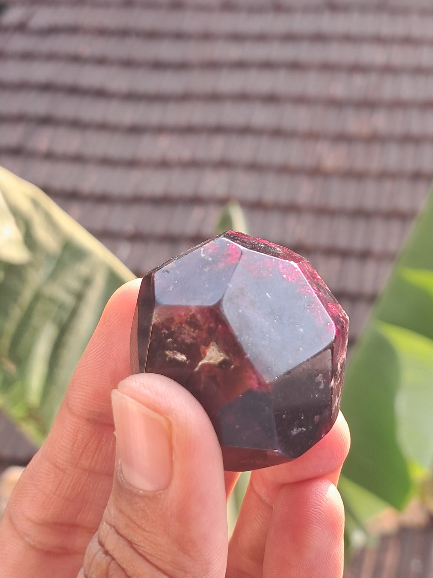 Red Garnet Natural Shape | Polished Stone #GR2