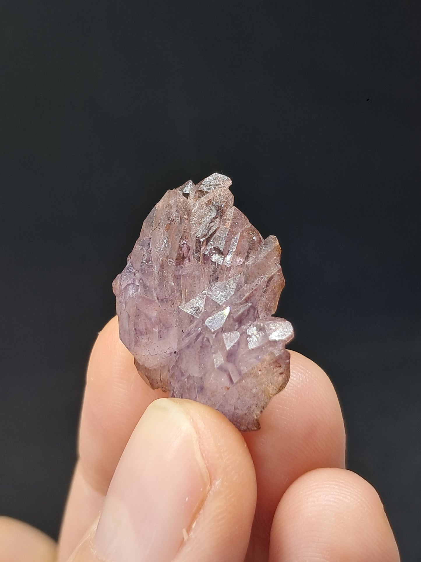 Cúmulo de Amatista en Cetro con inclusiones "Super Seven" (Karur) | Piedra Natural | Ejemplar Mineral n.° KA92