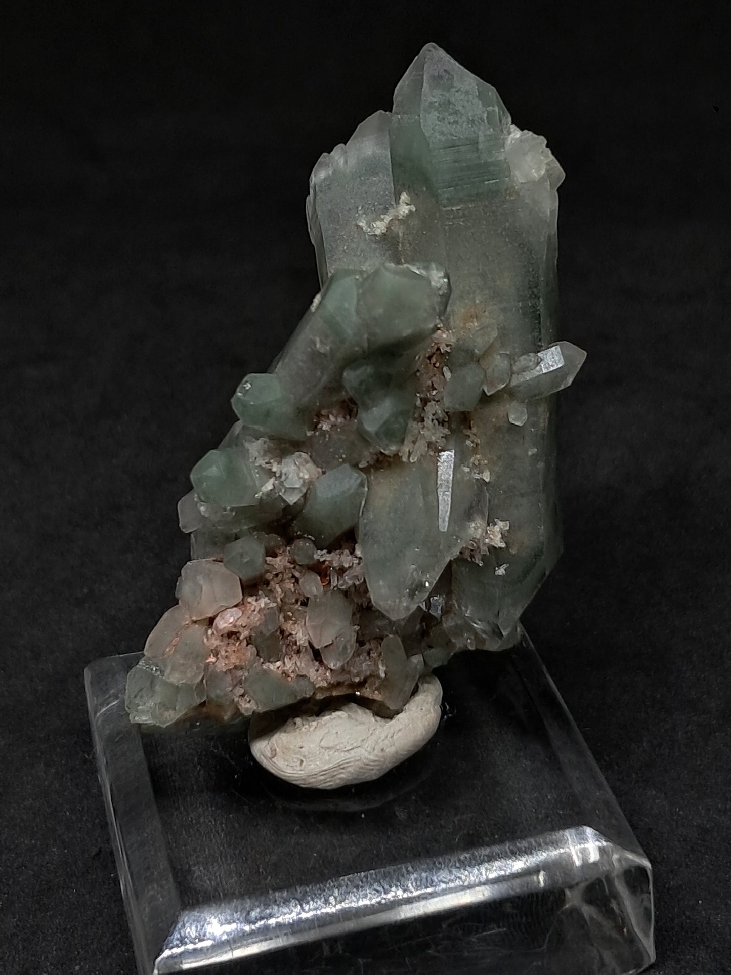 Chlorite Phantom Quartz (Kullu) Natural Point | Garden Chamanic Crystal #CQ75
