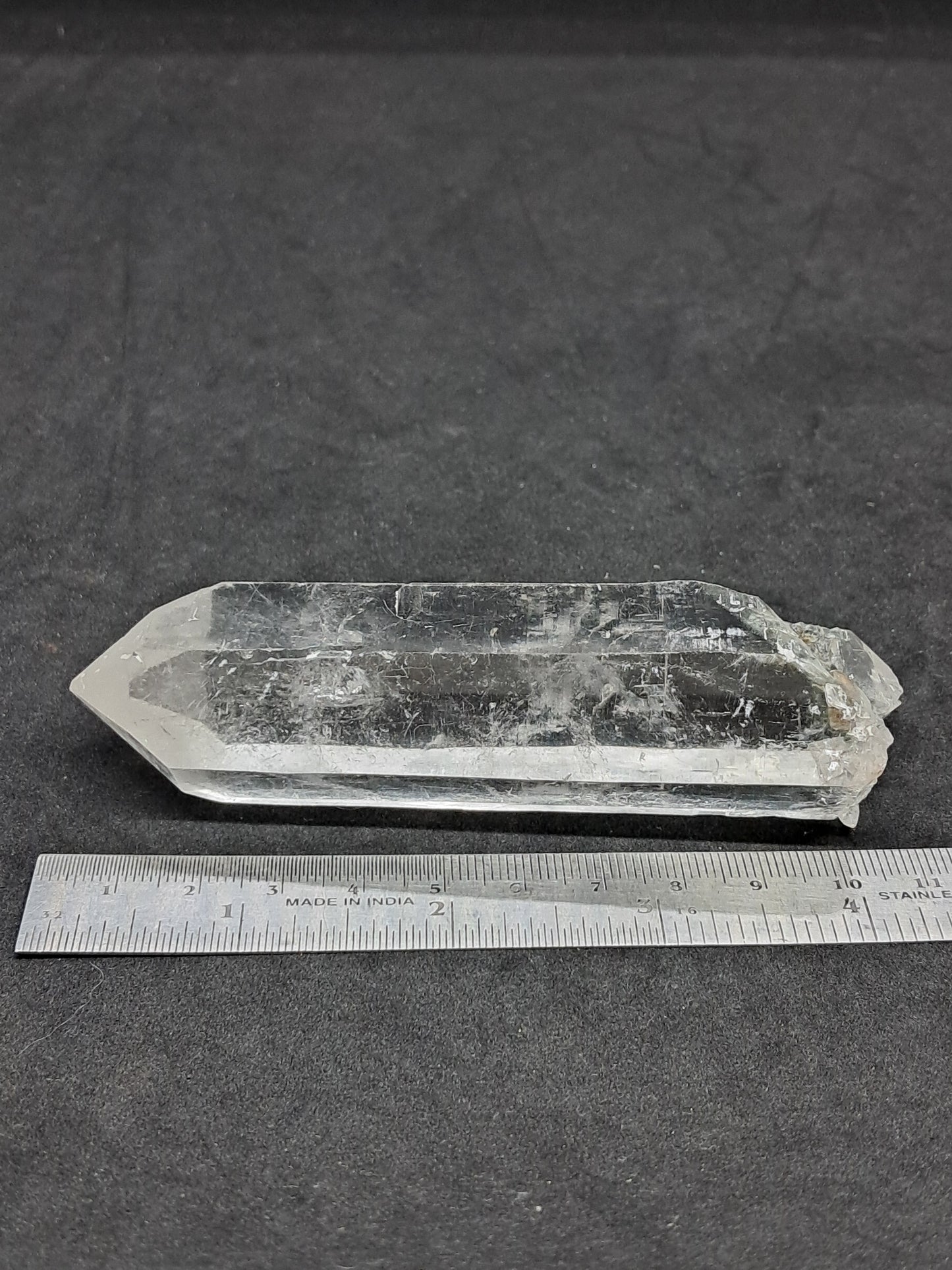 Himalayan Quartz Crystal Point w/ Golden Rutile | Biterminated | Self-healed | Natural Stone | Mineral Specimen #CH56