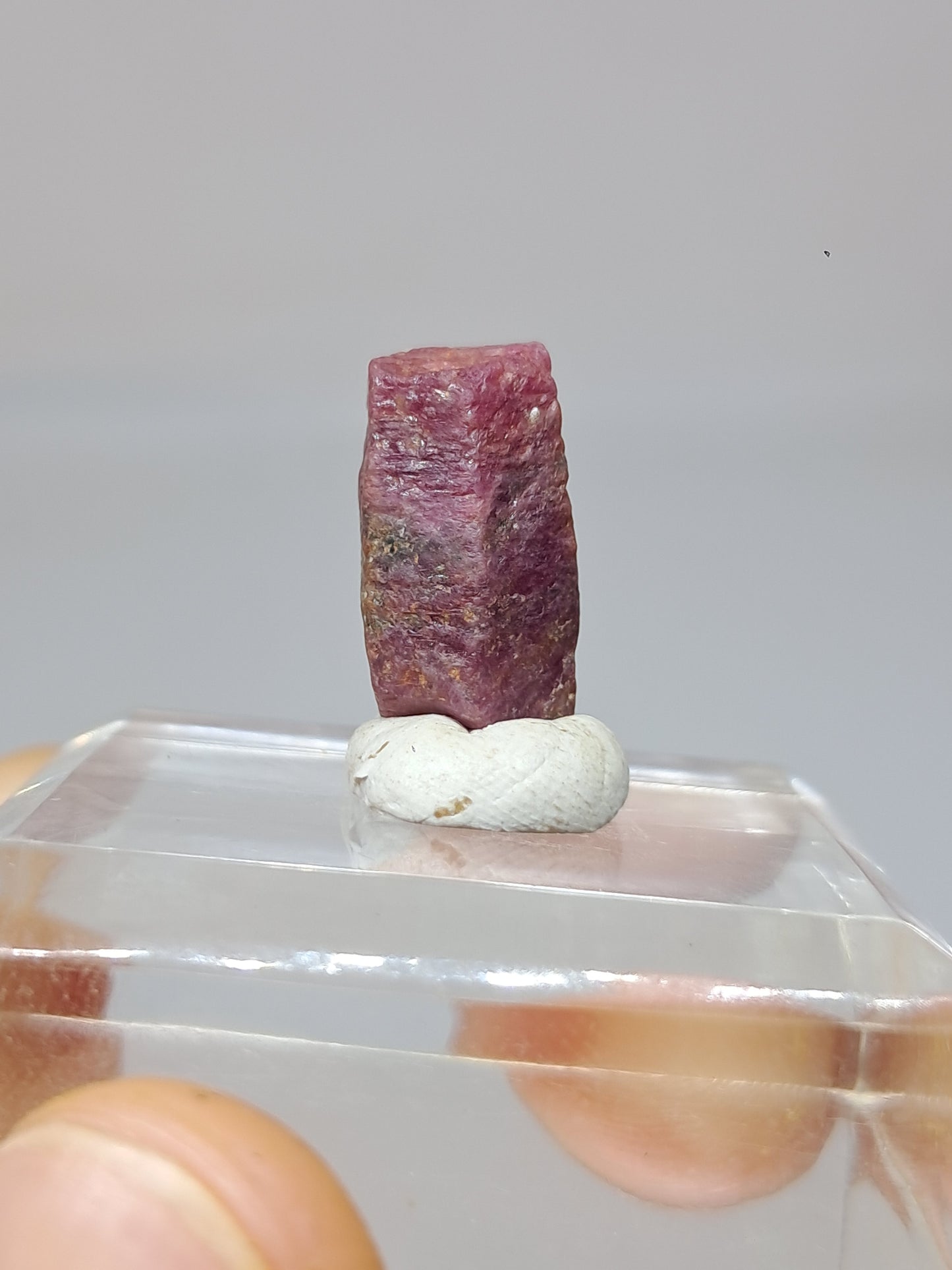 Cristal de Rubí en Bruto (Tamil Nadu) Piedra Natural | Muestra Mineral #RB30
