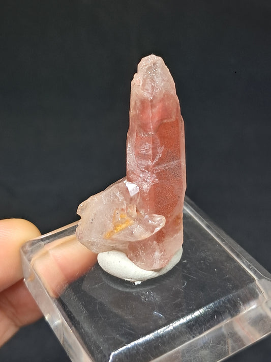 Hematite Phantom Quartz (Telangana) | Natural Crystal | Mineral Specimen #HPQ61