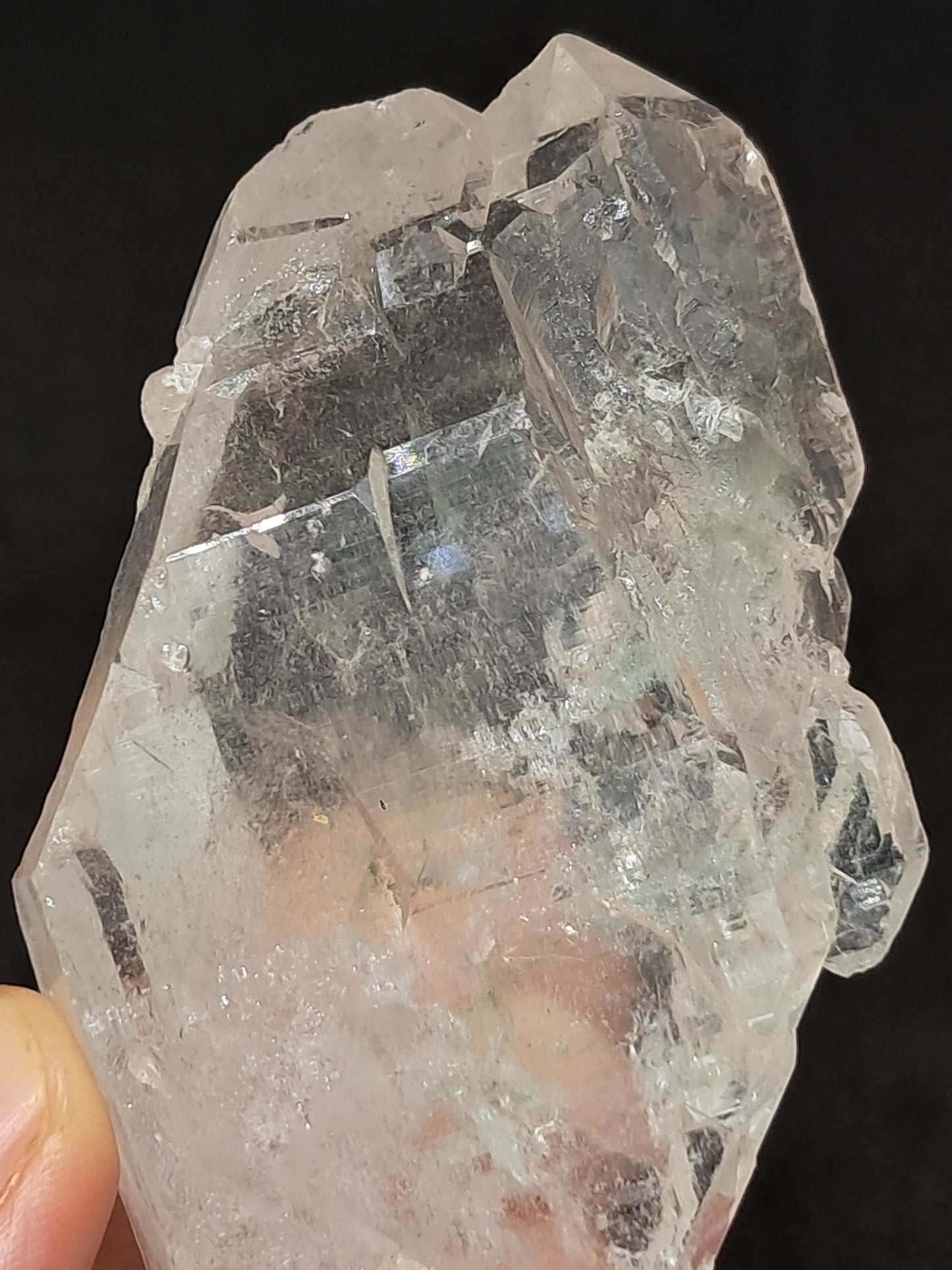 Himalayan Quartz *Elestial Formation* w/ Chlorite Inclusions | Natural Crystal | Mineral Specimen #CH81