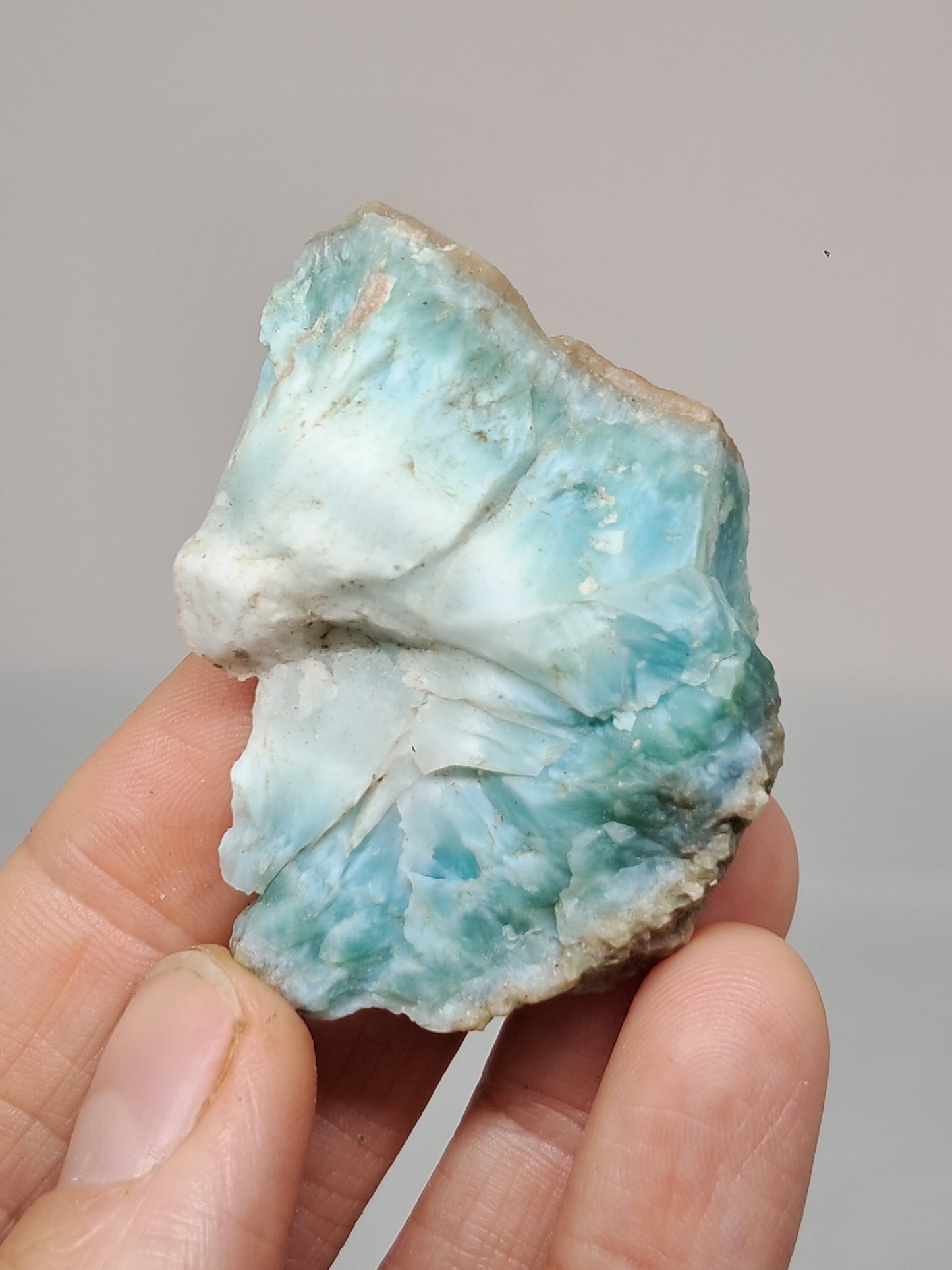 Larimar Raw Chunk (Dominican Republic) Rough Stone | Natural Rock #LM29