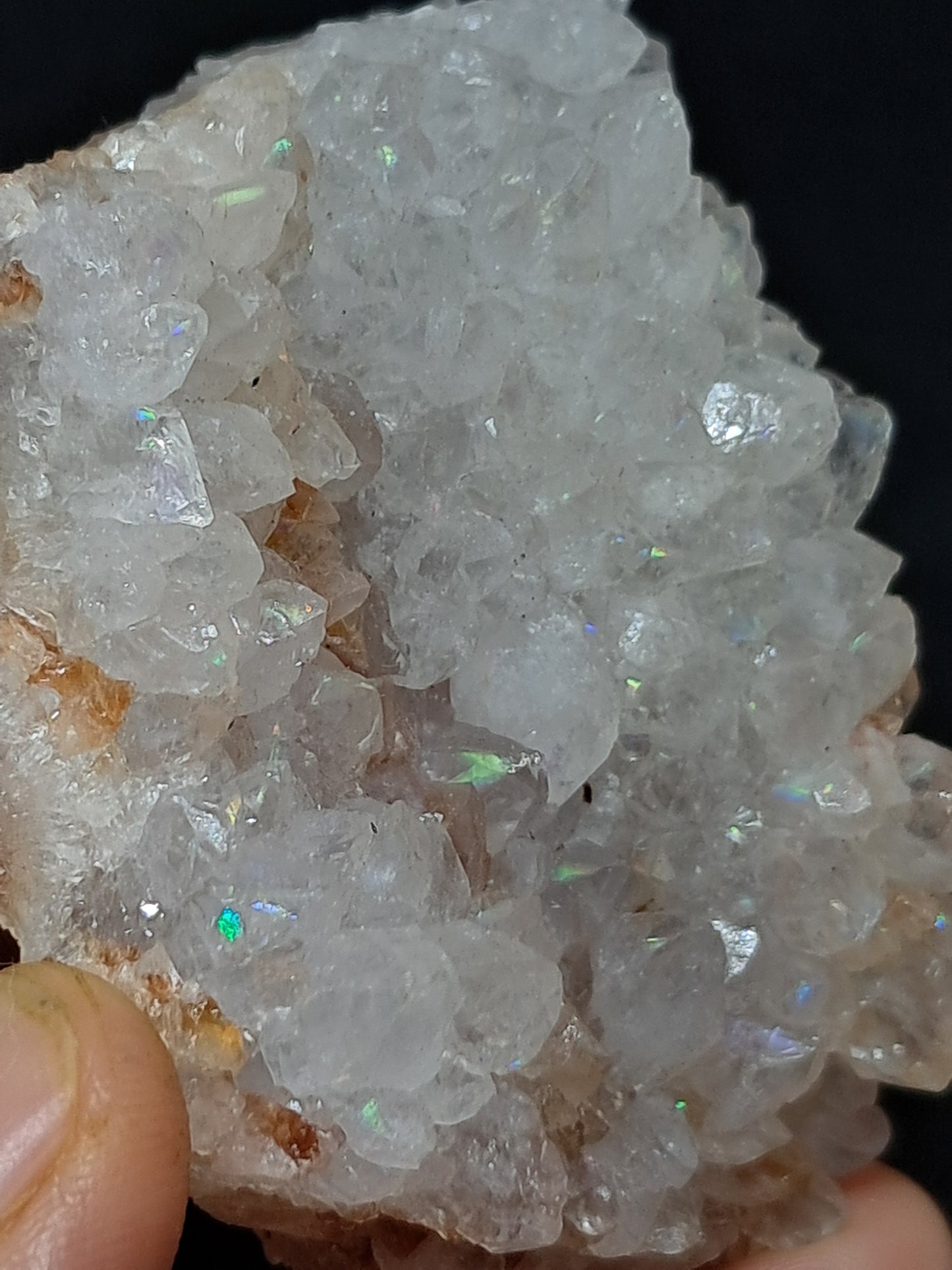 Iris Quartz (Aurangabad)| Anandalite | High Iridiscence | Natural Crystal #AQ40