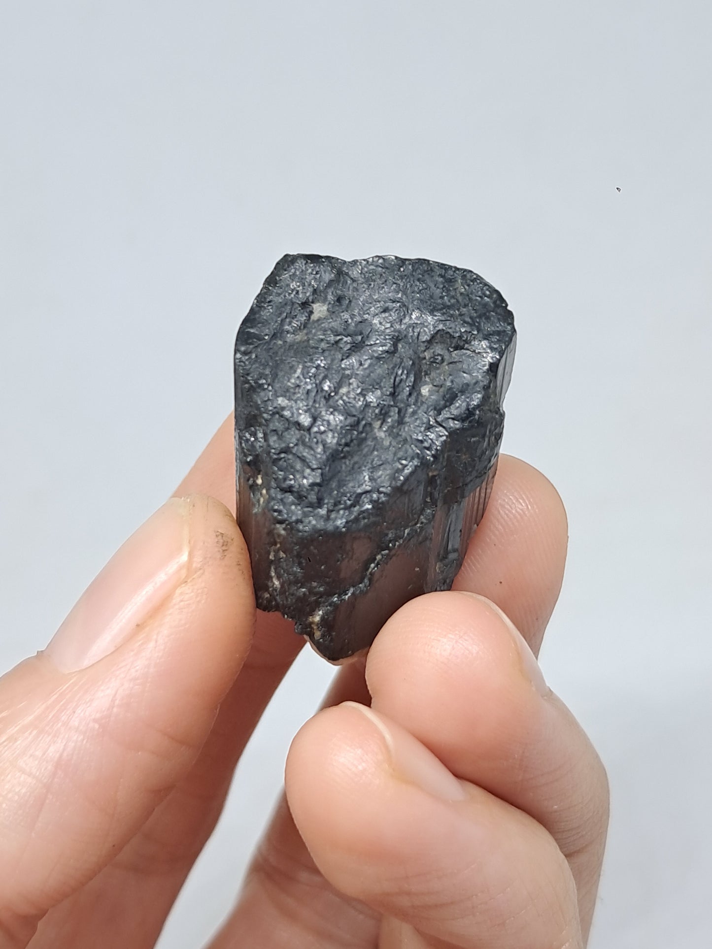 Black Tourmaline Crystal (Karnataka) Natural Stone | Mineral Specimen #BT9