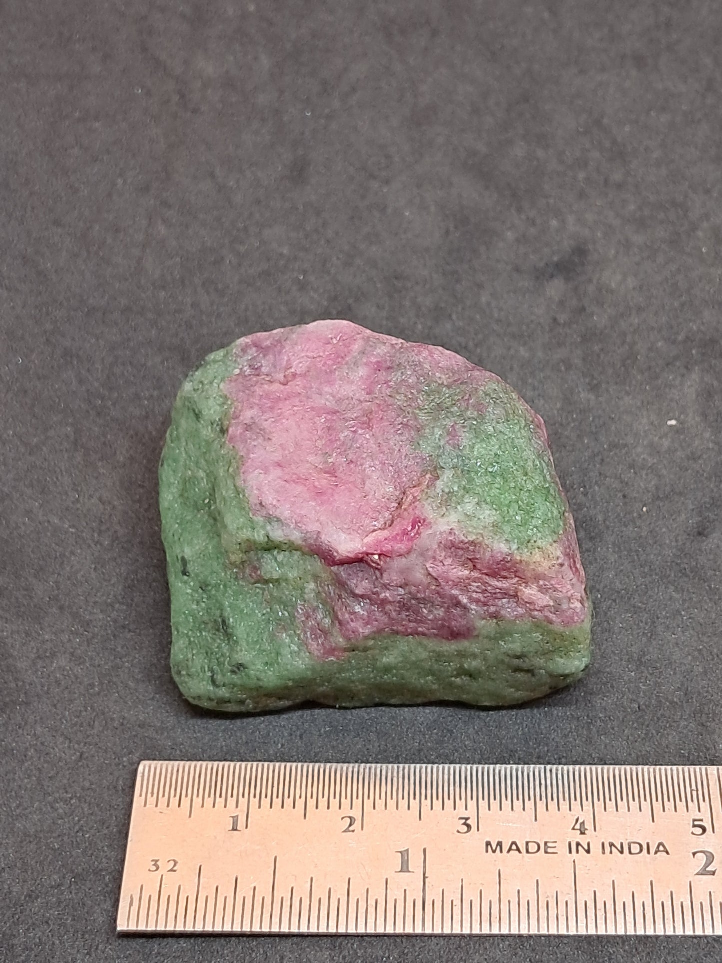 Ruby Zoisite w/ Hornblende (Tanzania) Rough Stone | Natural Specimen #RZ10