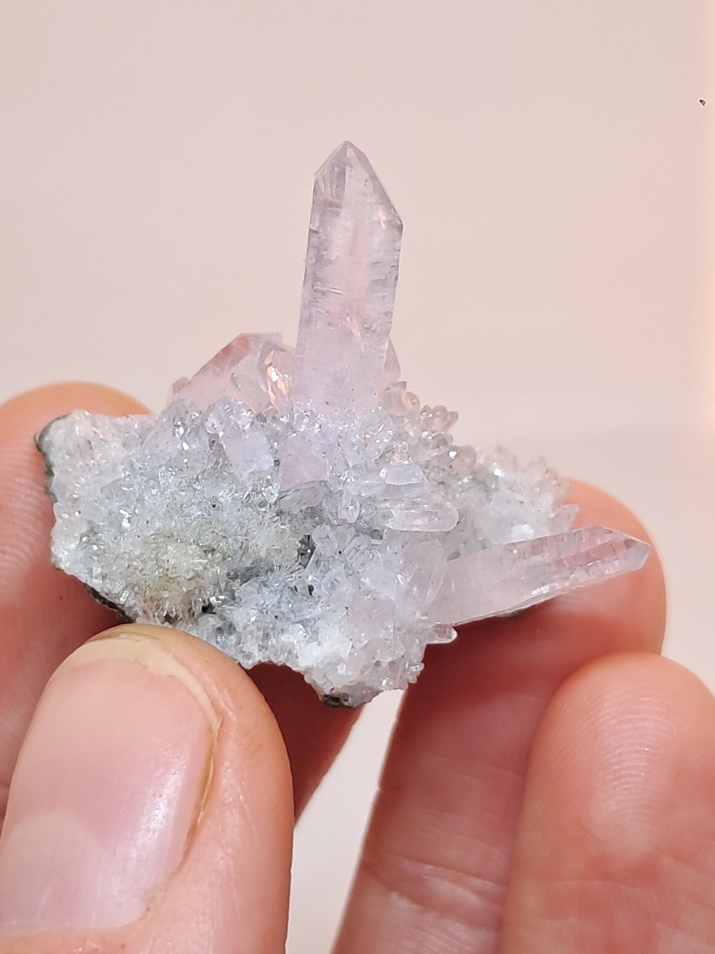 Veracruz Amethyst Crystal Points on Matrix (Mexico) | Natural Cluster | Mineral Specimen #VA24