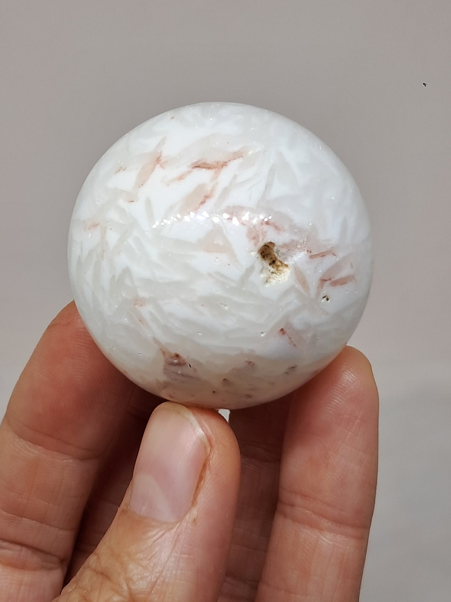 Scolecite Sphere | Polished Natural Stone | Good Quality