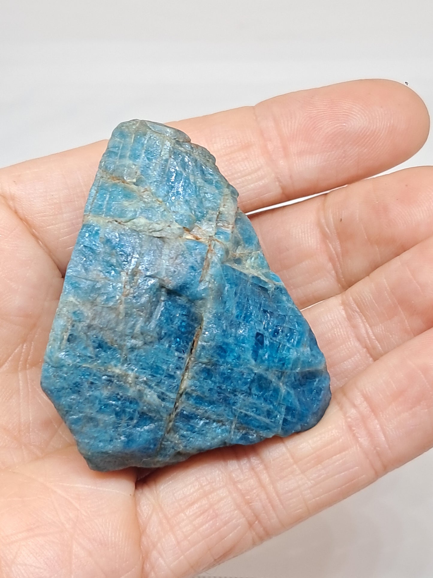 Blue Apatite (Madagascar) Natural Stone #AP1