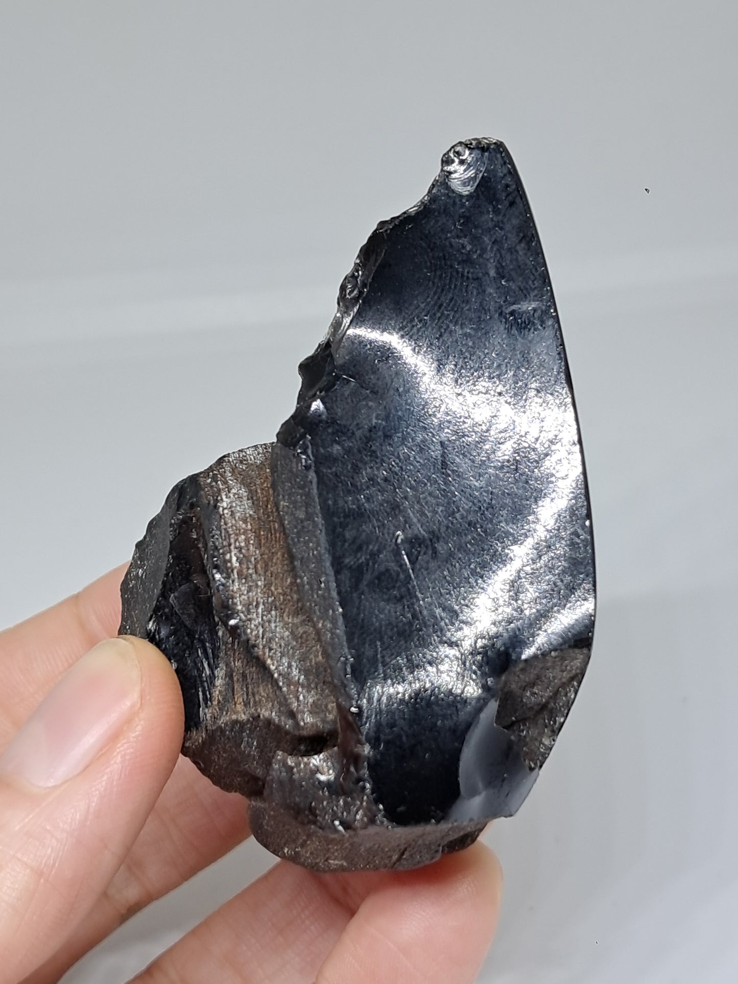 Rainbow Obsidian *Manto Huichol* (Mexico) Natural Stone | Half Polished Half Rough #RO8