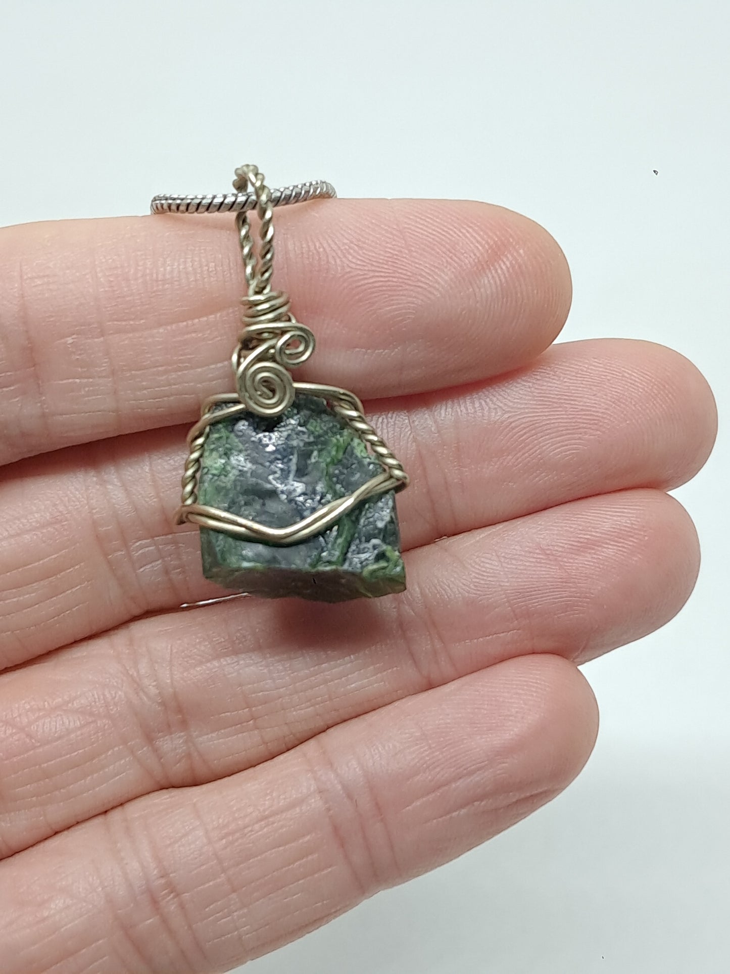 Diopside Pendant | Handcrafted Jewelry #JL54