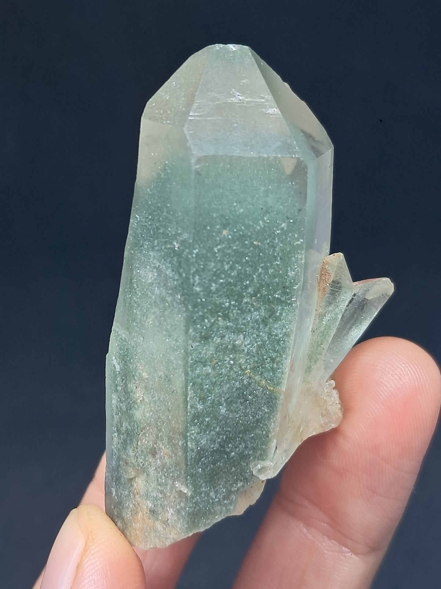 Chlorite Phantom *Bridge* Quartz (Kullu) Natural Crystal | Garden Chamanic #CQ78