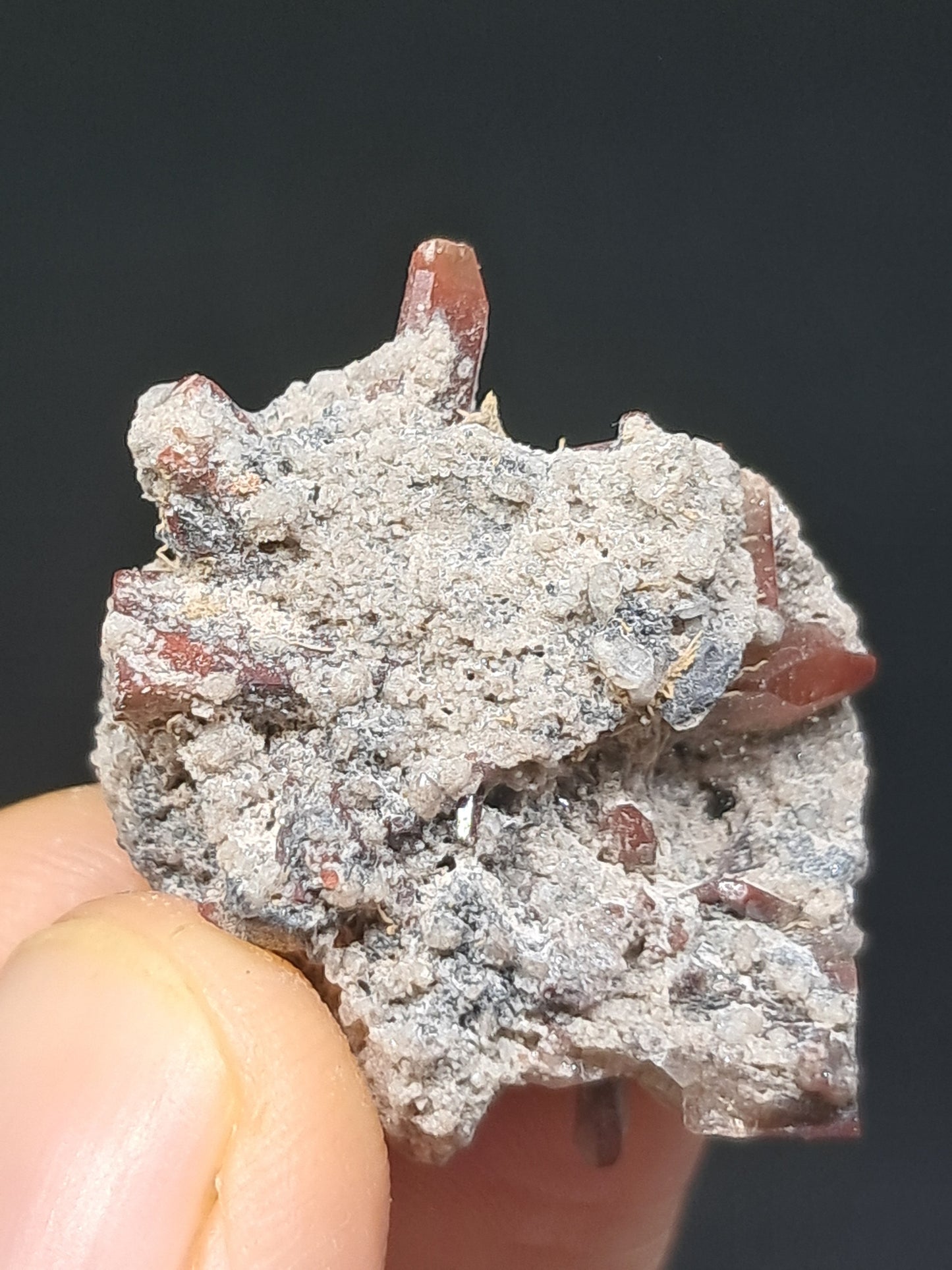 Cristales de topacio natural en matriz (México), piedra preciosa rara | Ejemplar mineral n.° TPZ21