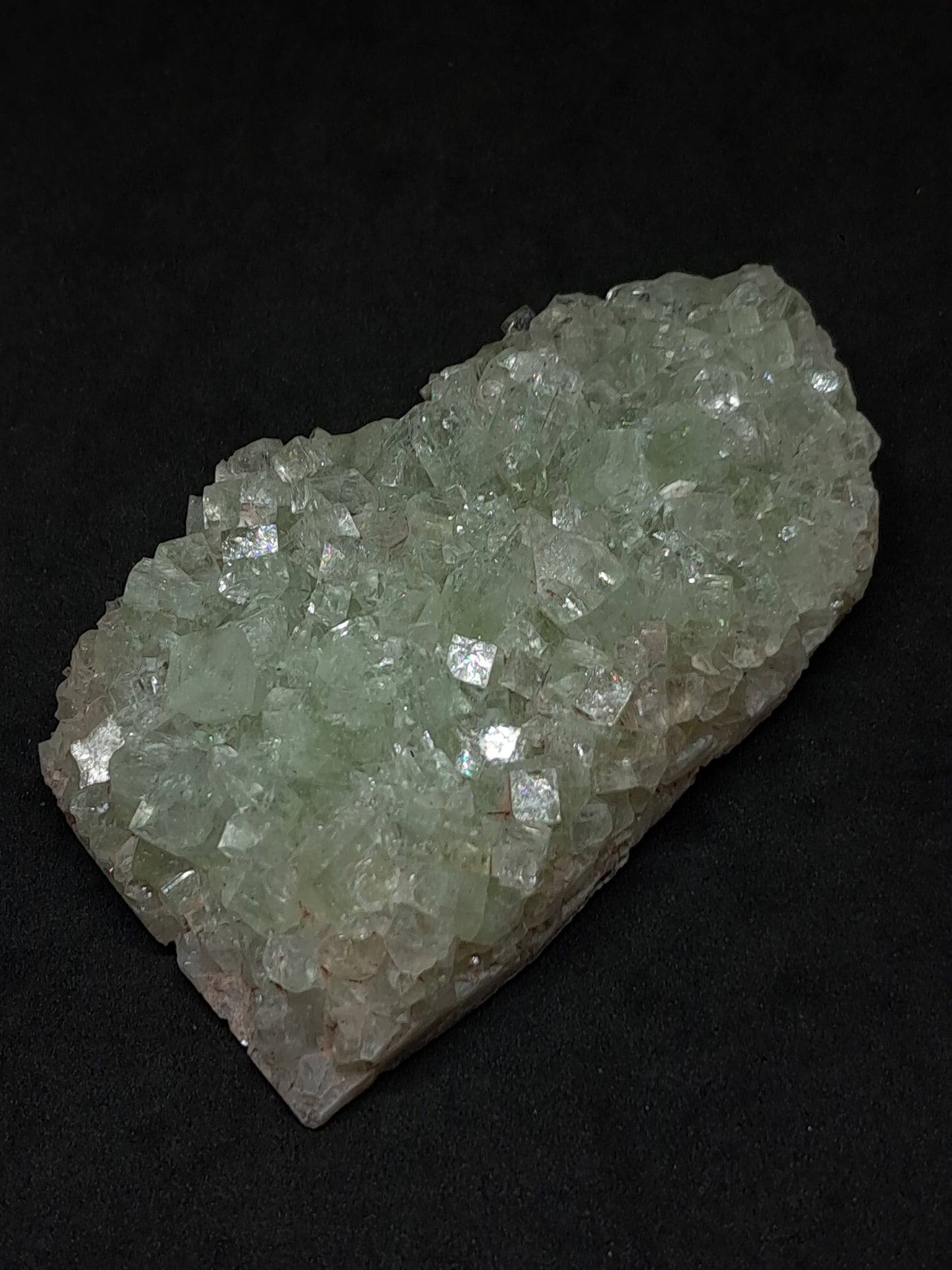 Green Apophyllite Cluster (Fluorapophyllite) (Ajanta) Rough Natural Crystal | Mineral Specimens #GA57