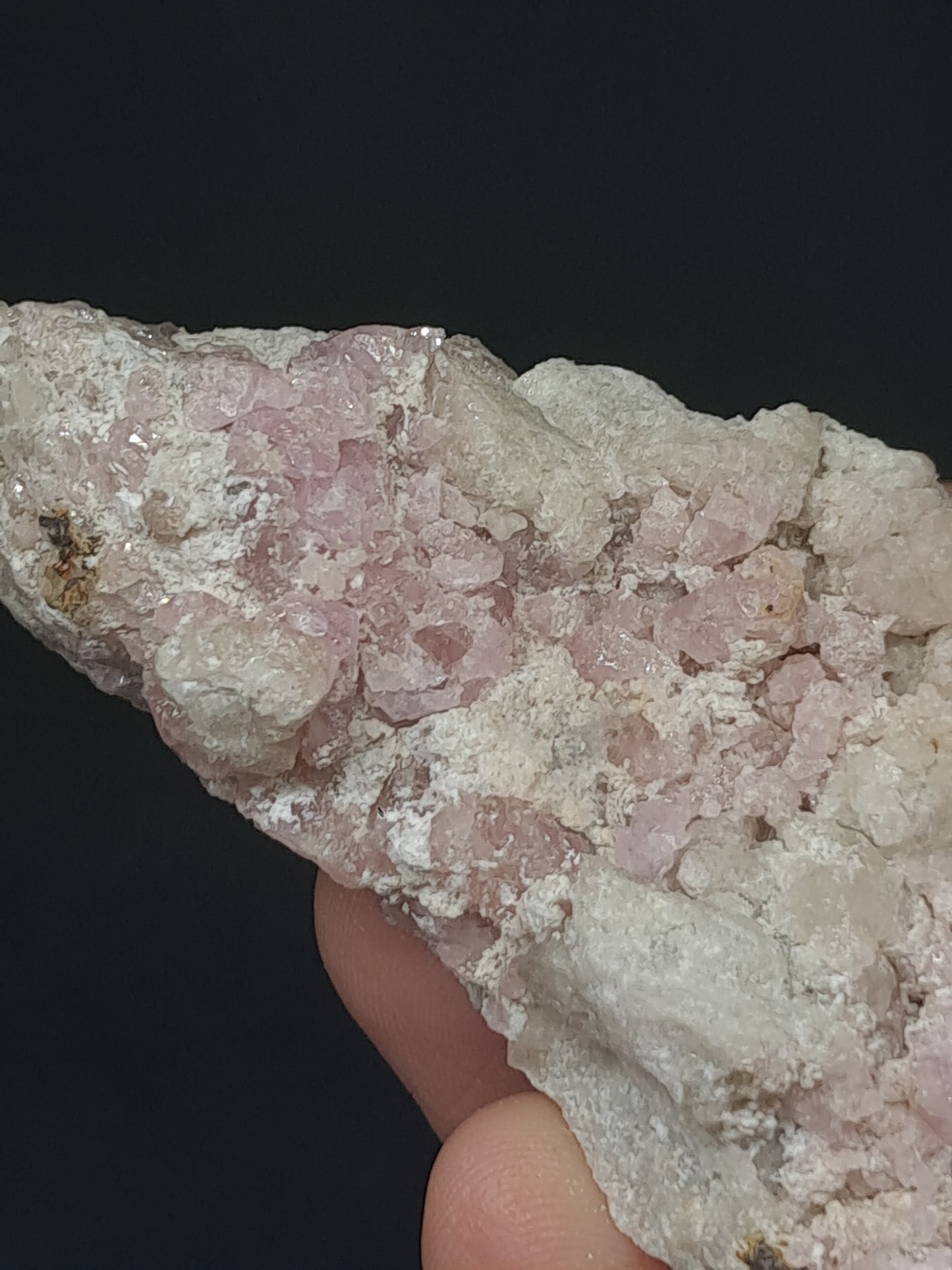 Grossular Garnet on Matrix (Mexico) Pink Garnet Cluster |Rough Crystal Stone | Mineral Specimen #GR20