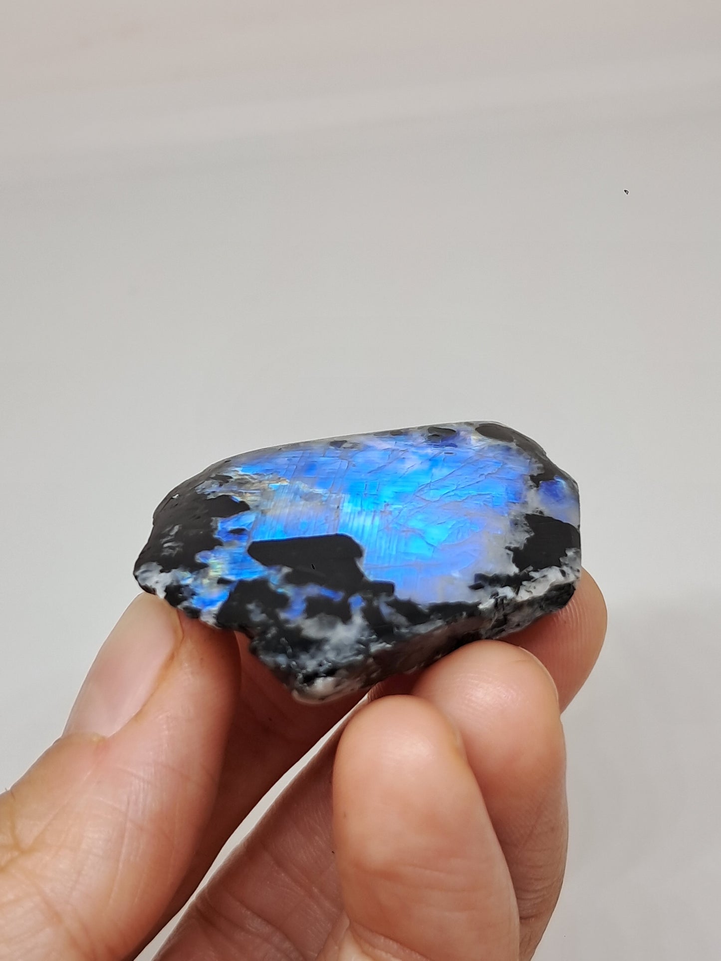 White Labradorite | Rainbow Moonstone *High Grade* (Tamil Nadu) Rough & Polished Stone | Natural Rock #MN22