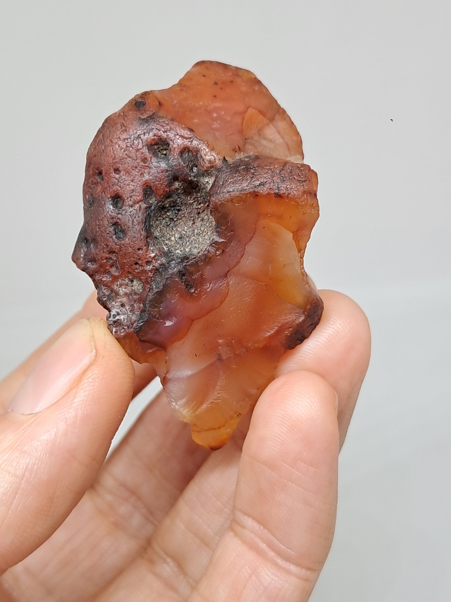 Rough Carnelian (India) Raw Stone | Natural Crystal | Mineral Specimen #CRN12