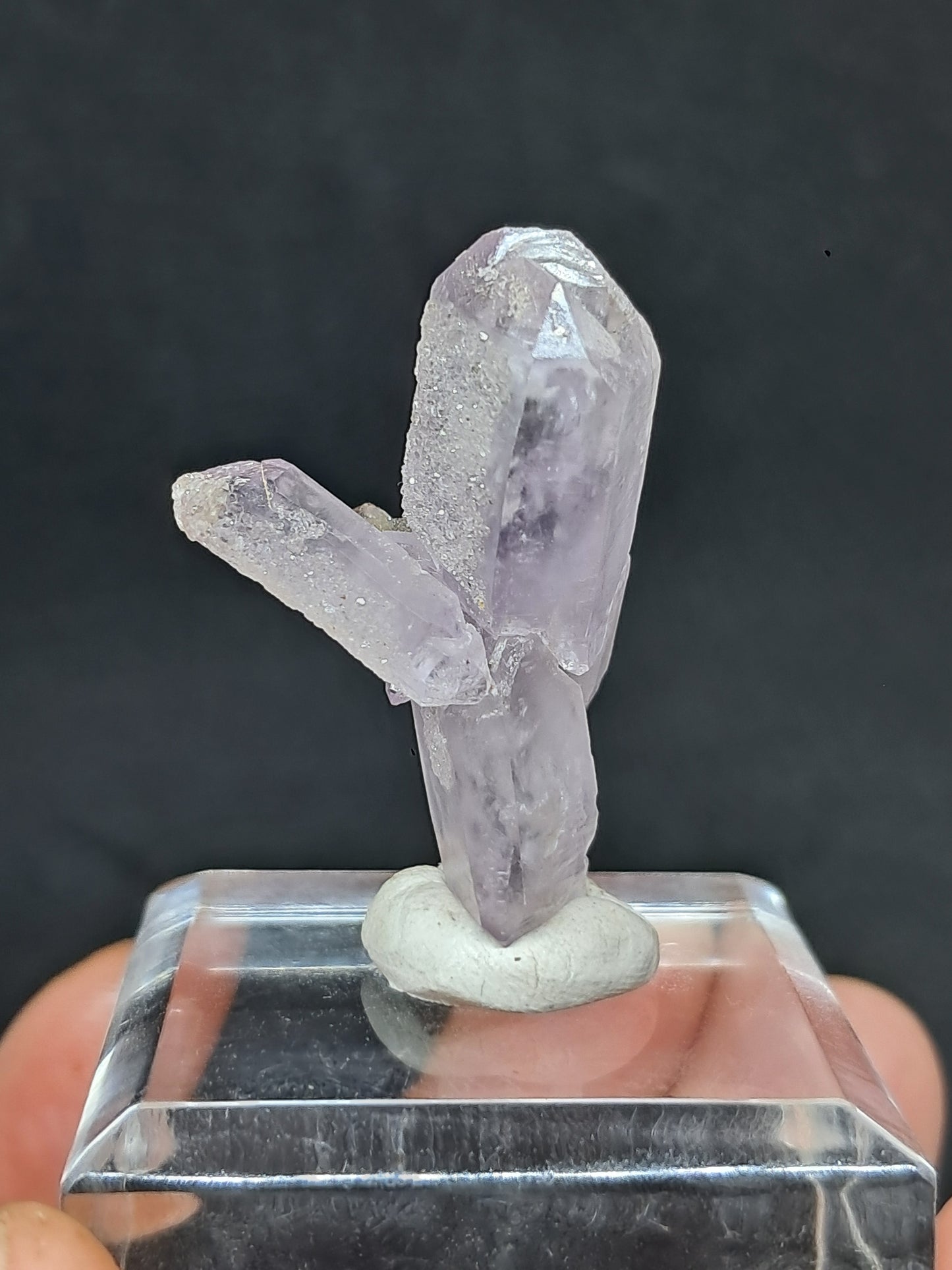 Cúmulo de cetro de amatista de Veracruz (México) | Cristal natural | Ejemplar mineral n.° VA40