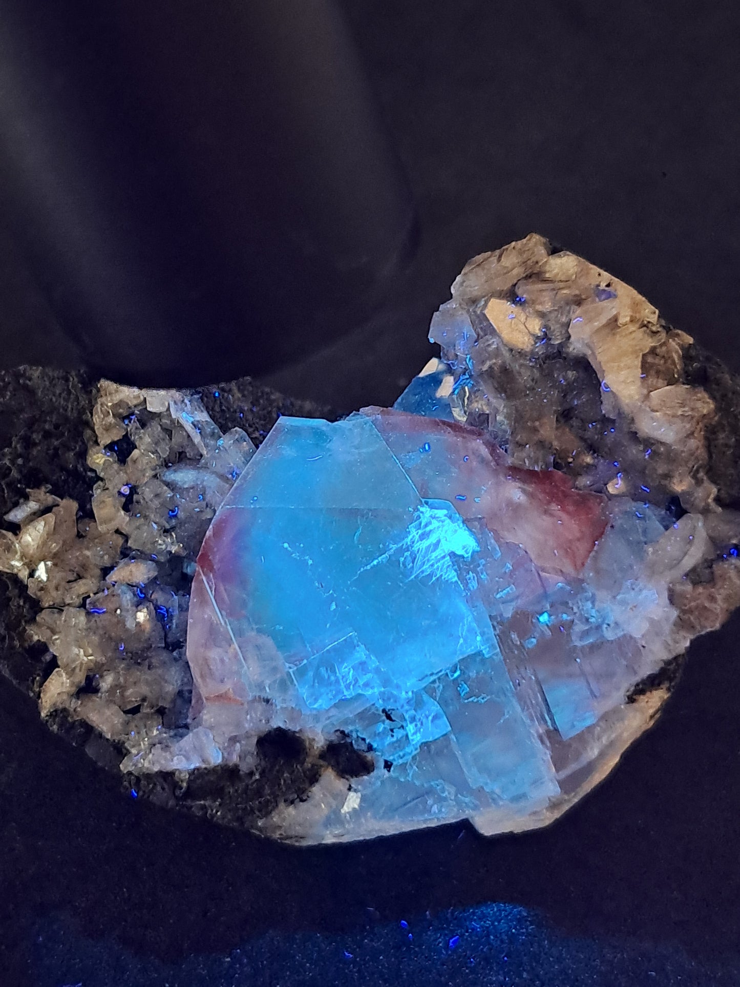 Calcita frambuesa mohosa *Hallazgo raro* (Pithampur) Cristal natural | Piedra en bruto | Muestra mineral #CA32