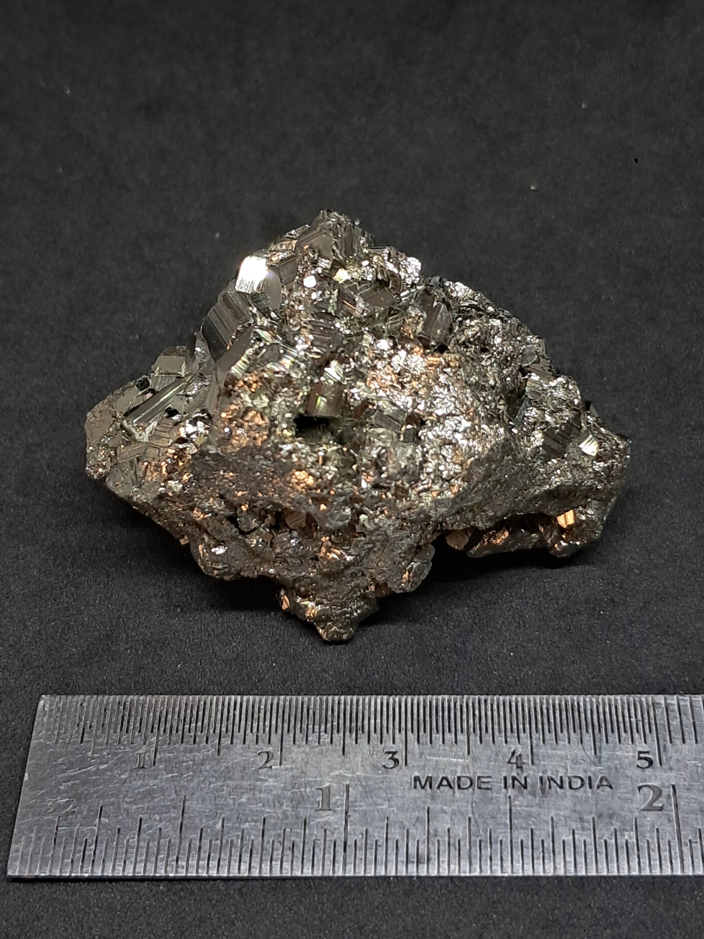 Pirita en Bruto (Perú) Drusa Natural | Mineral de Colección | Rocas y Cristales #PR29