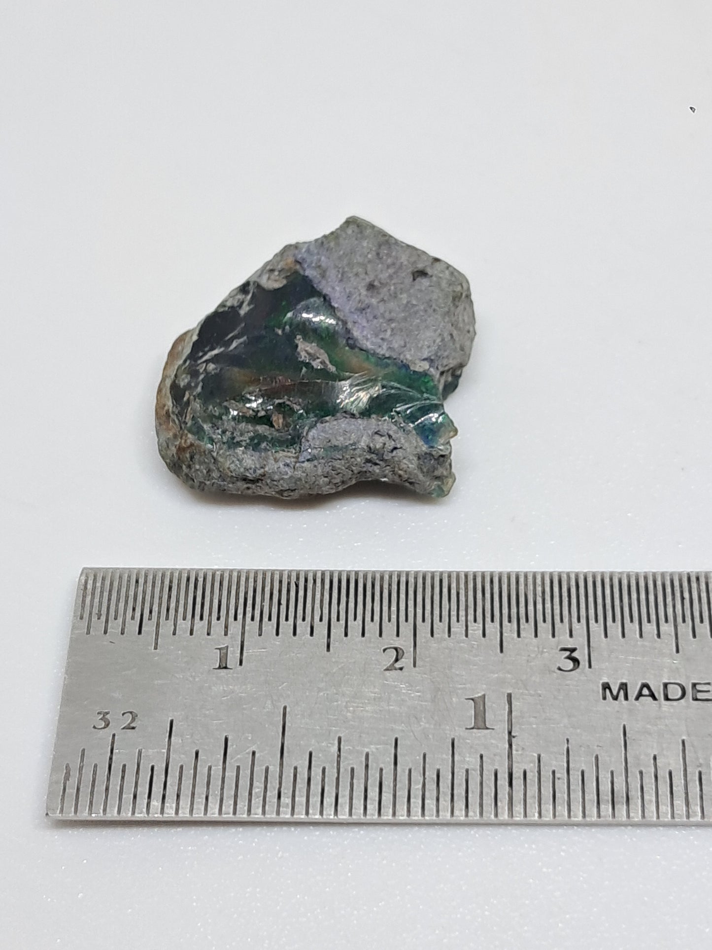 Natural Ethiopian Opal | Black Hydrophane Opal #OP27