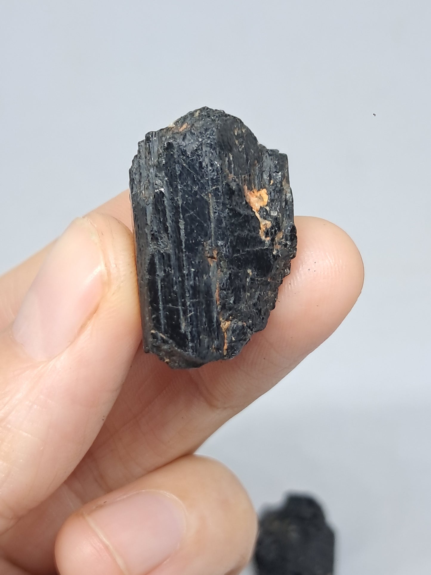 Medium Black Tourmaline Crystals (Karnataka) Natural Stone | Mineral Specimen #BT5