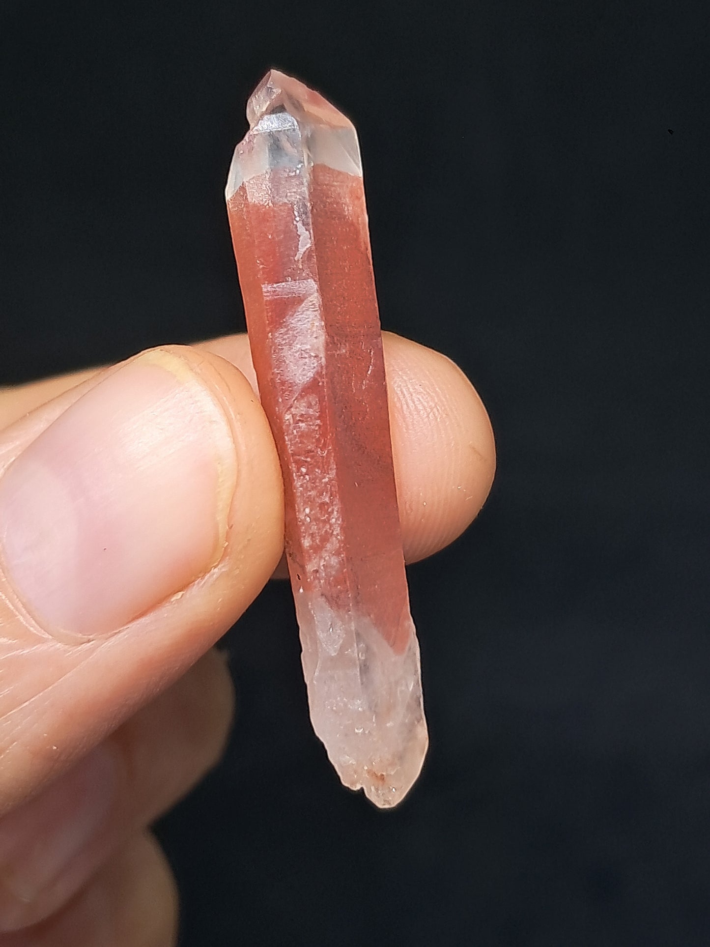 Hematite Phantom Quartz (Telangana) | Natural Crystal | Mineral Specimen #HPQ58