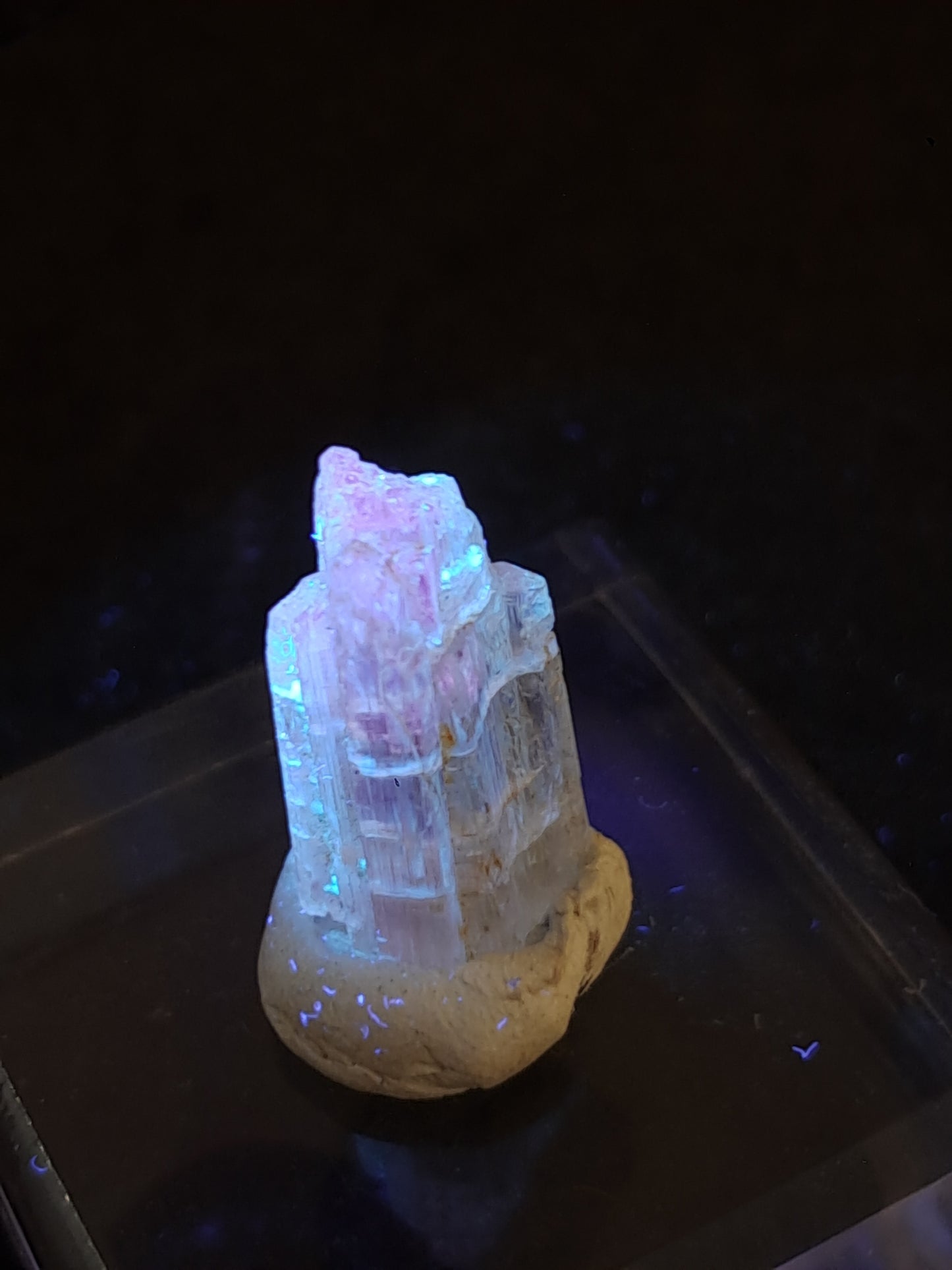 Fluorescent Scapolite Crystal (Karur) UV Reactive | Natural Stone | Mineral Specimen #SCP12
