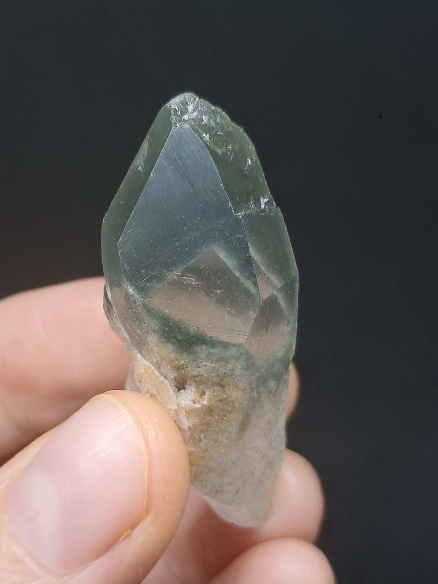Chlorite Quartz Phantom (Kullu) Natural Point | Garden Chamanic Crystal #CQ65