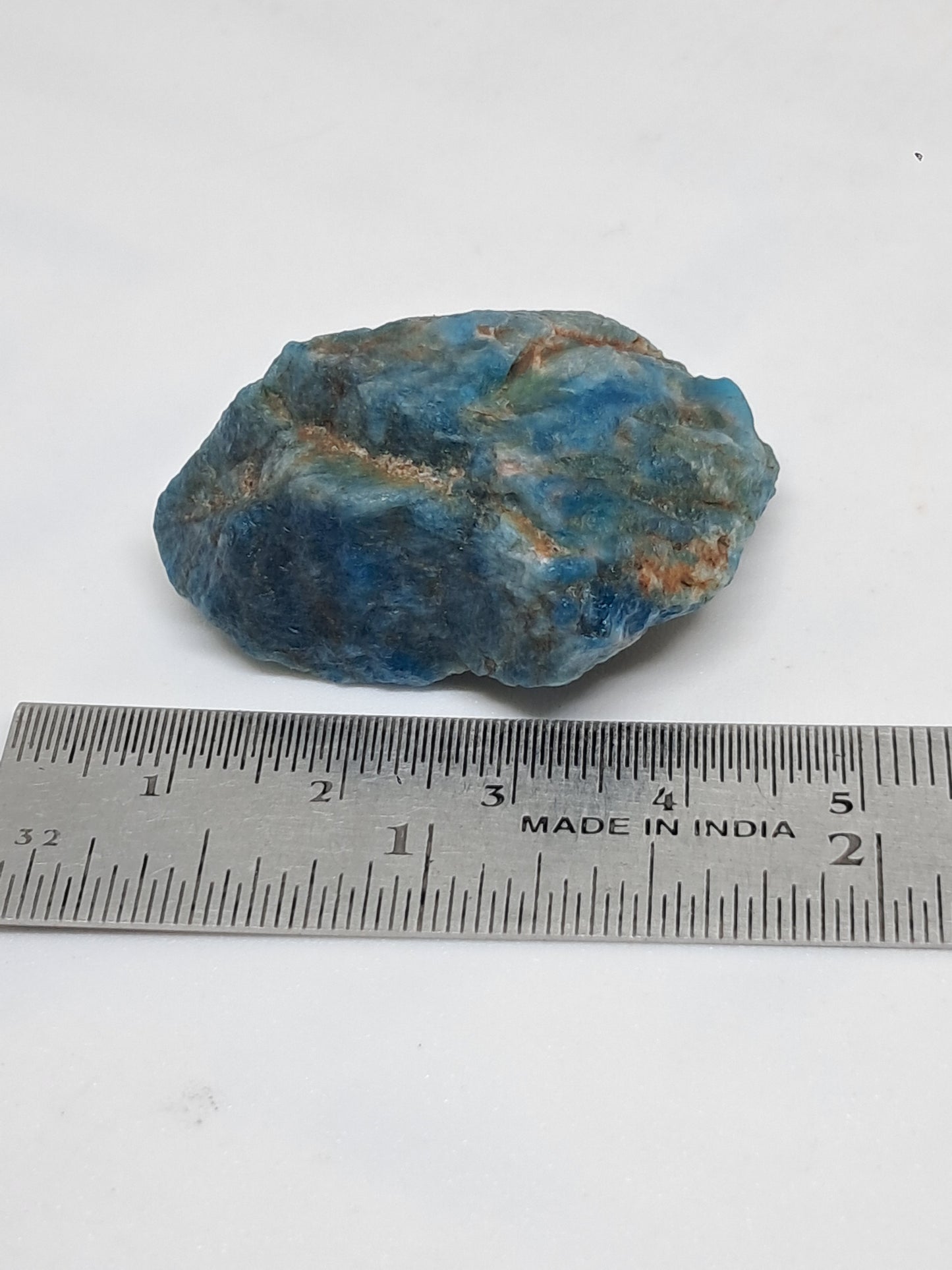 Piedra natural de apatita azul (Madagascar) n.° AP4