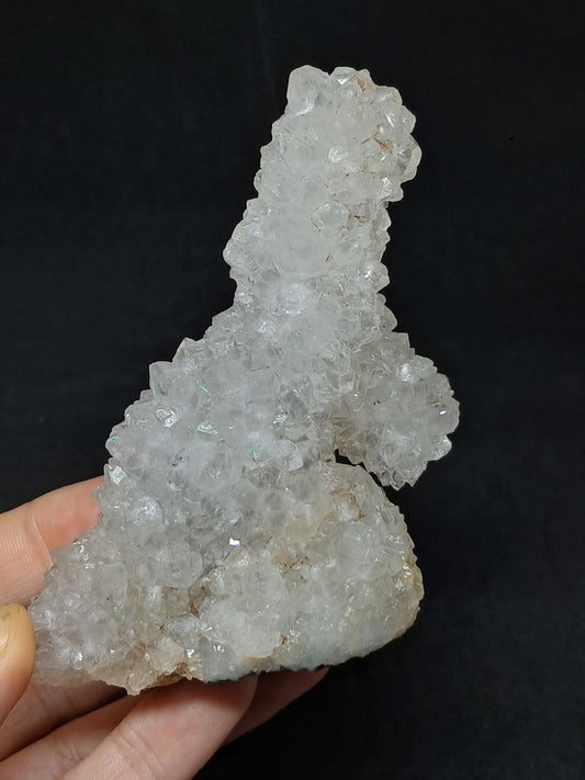 Cuarzo Iris (Aurangabad) | Anandalita | Estalactita | Cristal natural n.° AQ44