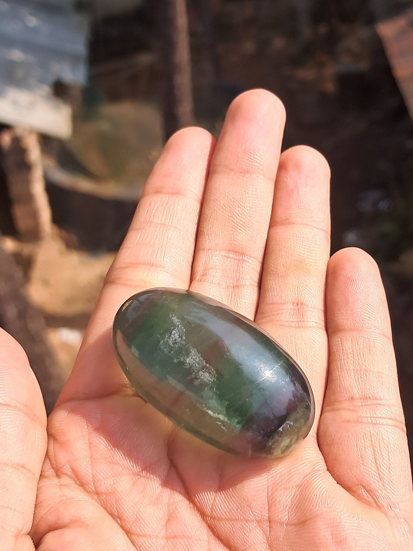 Fluorita Arcoíris en Bruto (piedra natural no preciosa) n.º RF3