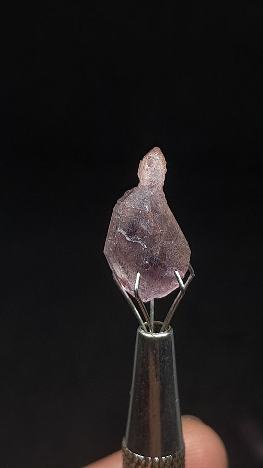 Quartz Amethyst Scepter | Hematite Goethite Rutile Inclusions | Biterminated  #KA205